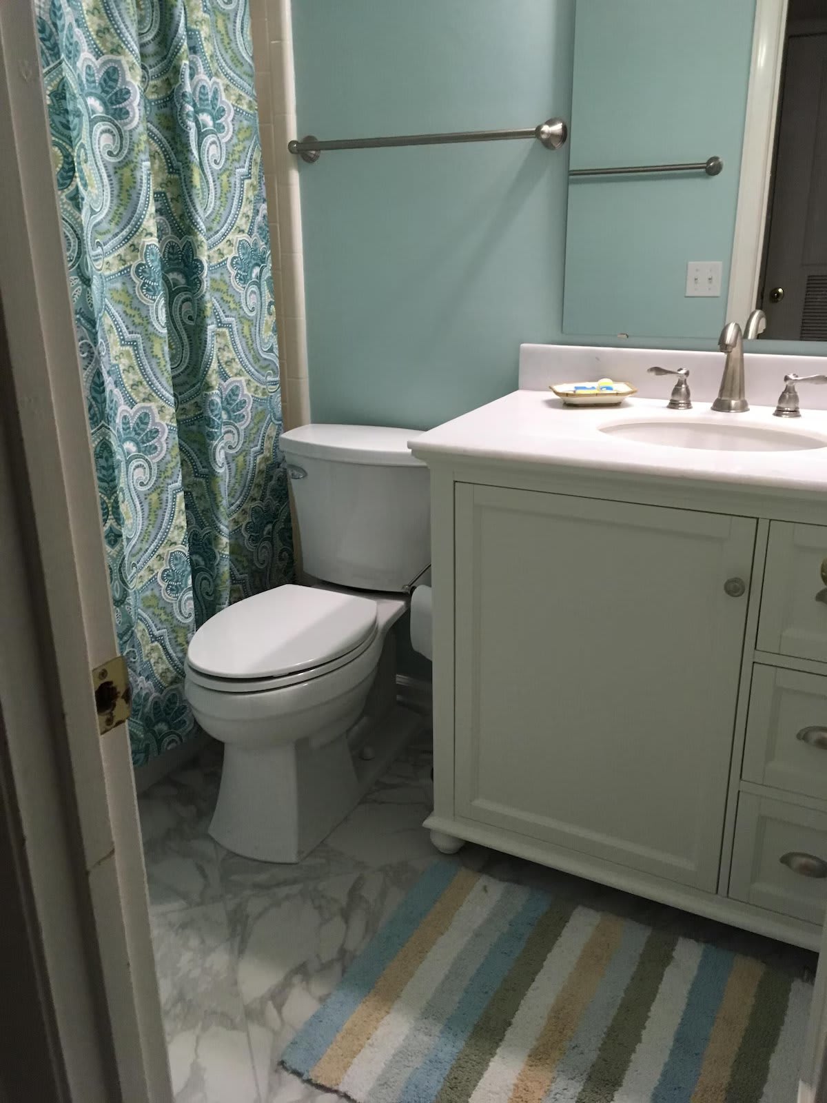 New vanity in bathroom 3