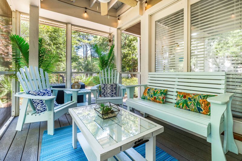 Best Porch on property- Privacy-enjoy your favorite drink or read a book 