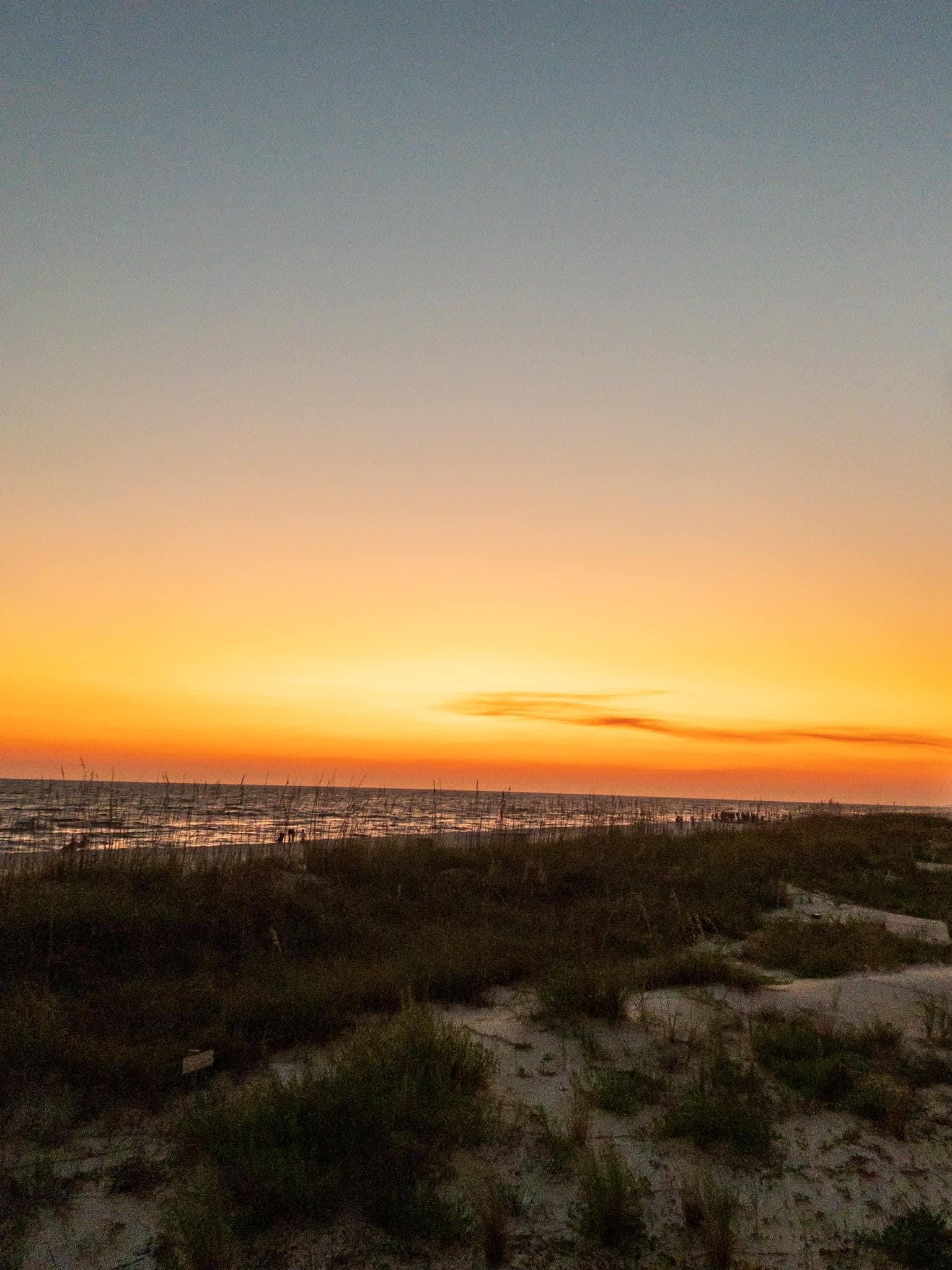 Sunsets from the balcony 