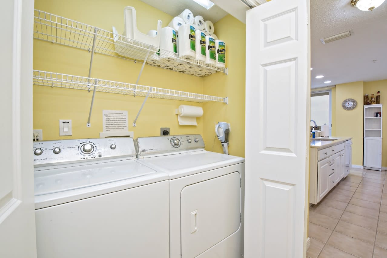 Laundry area