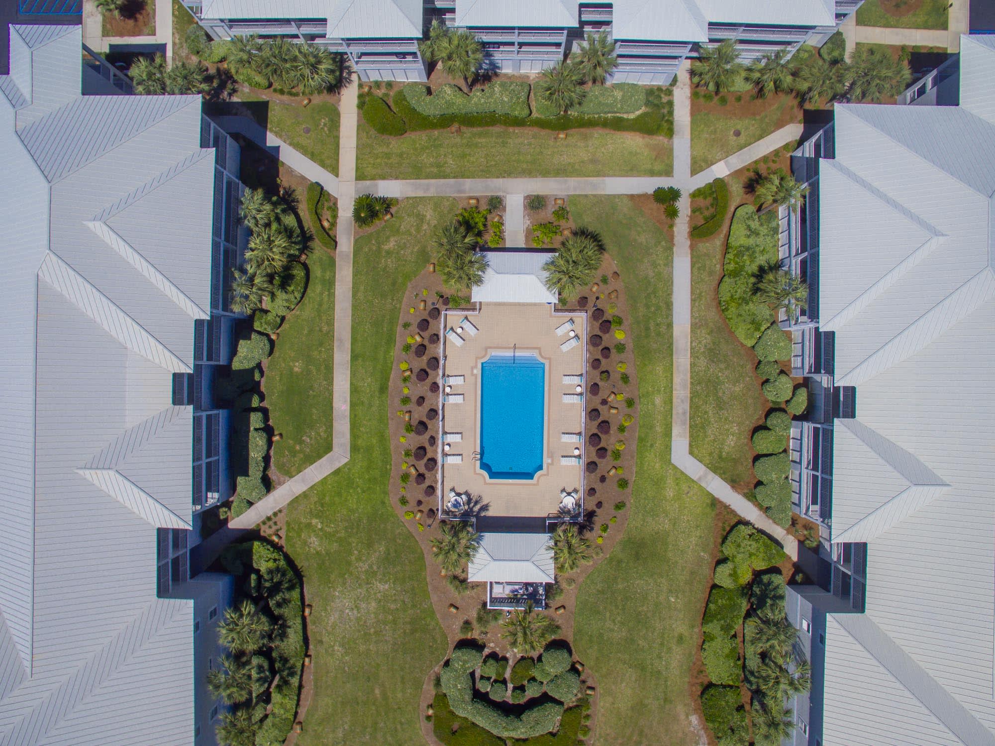 Communal Pool Located at the Center of the Community