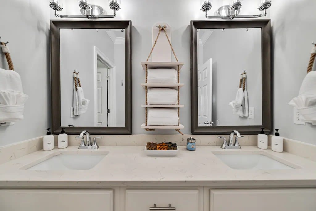 Dressing and Shower area for Bedroom 2