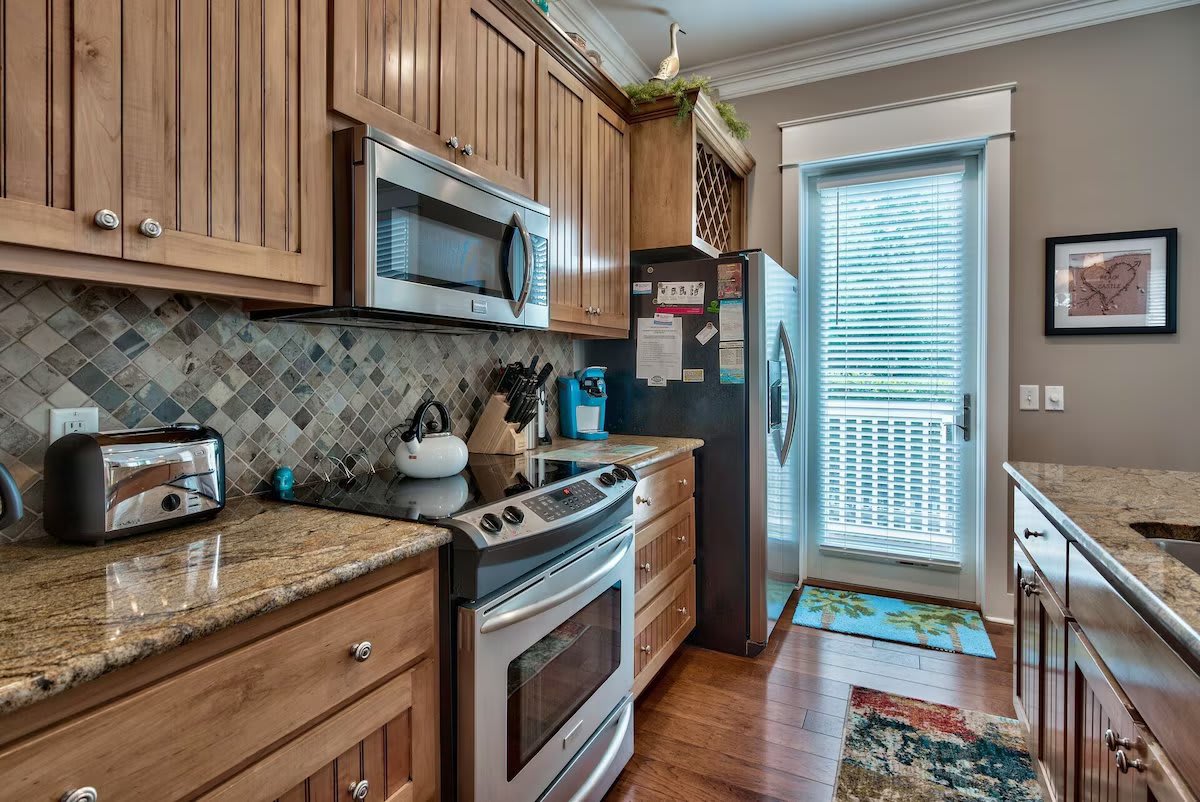 Well stocked kitchen with local contact information already available......