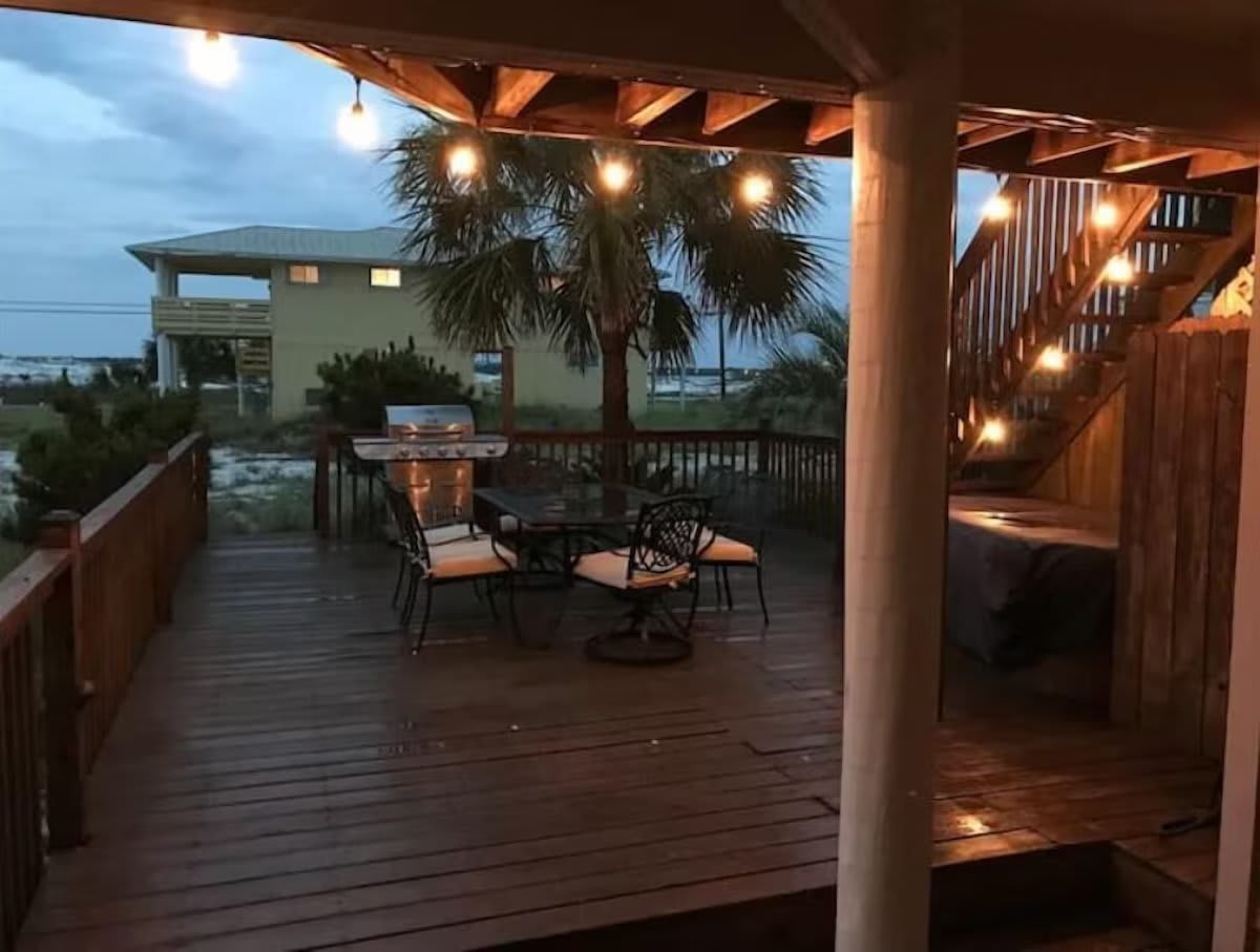 Nighttime relaxation area for the whole family