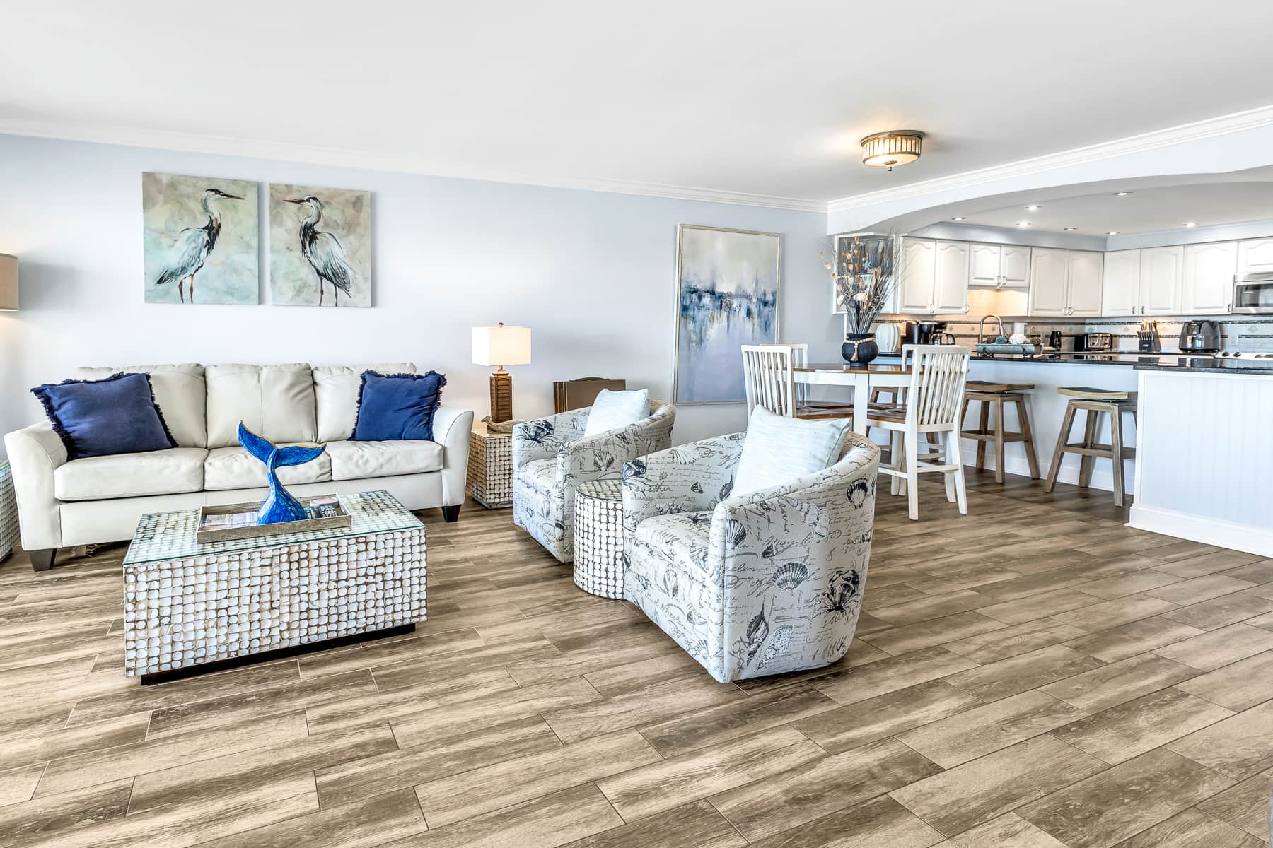 Queen sleeper sofa in the living room