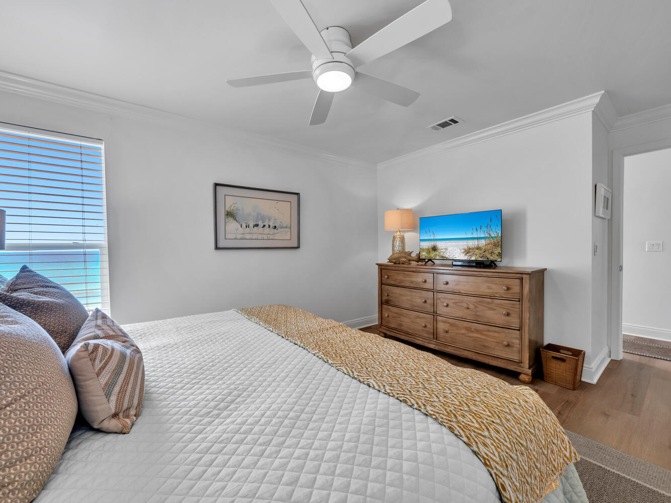 Master bedroom and bathroom are very spacious