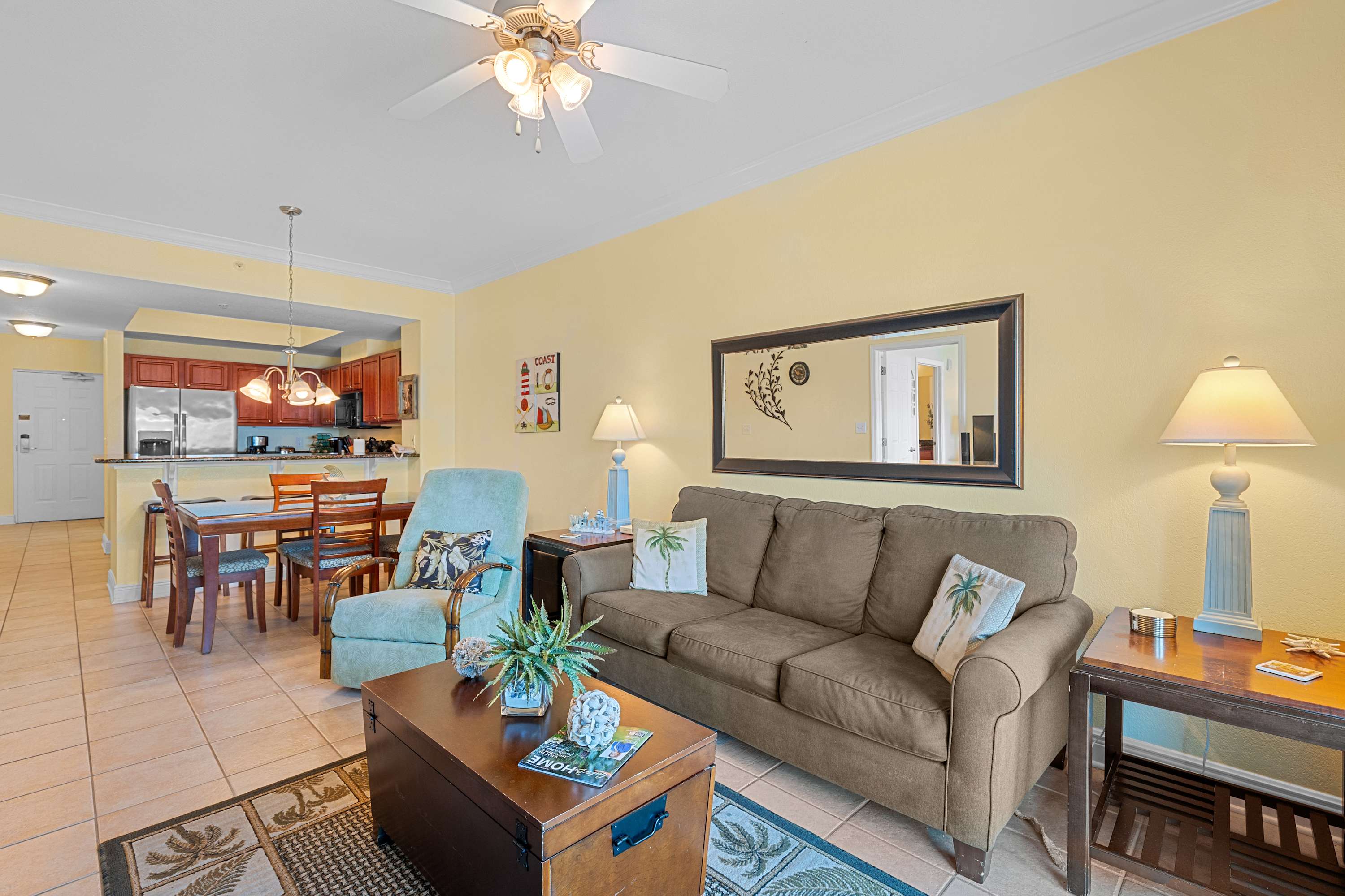 Living room and sofa sleeper