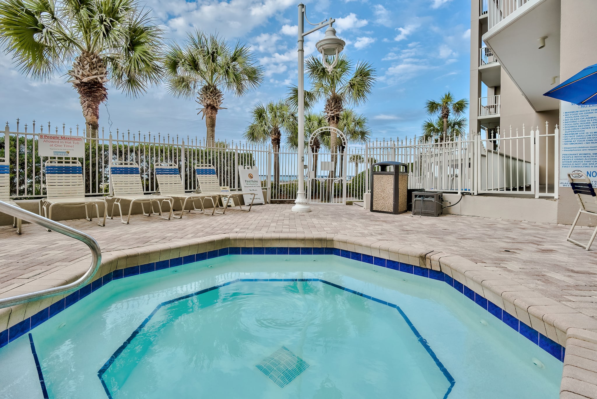 One of The Two Hot Tubs