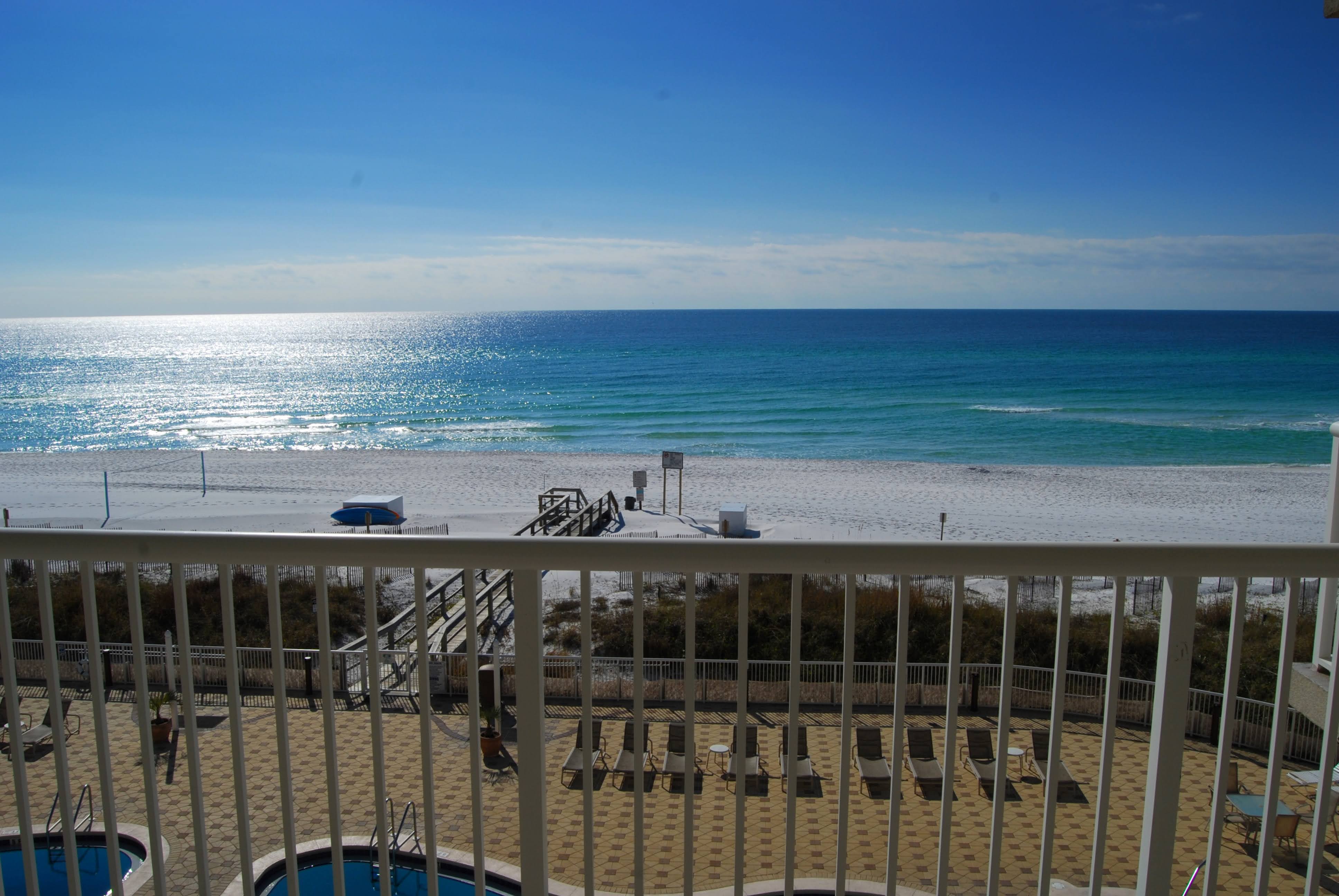 So close...you can listen to the waves from our balcony, LR, DR, kitchen, MBR