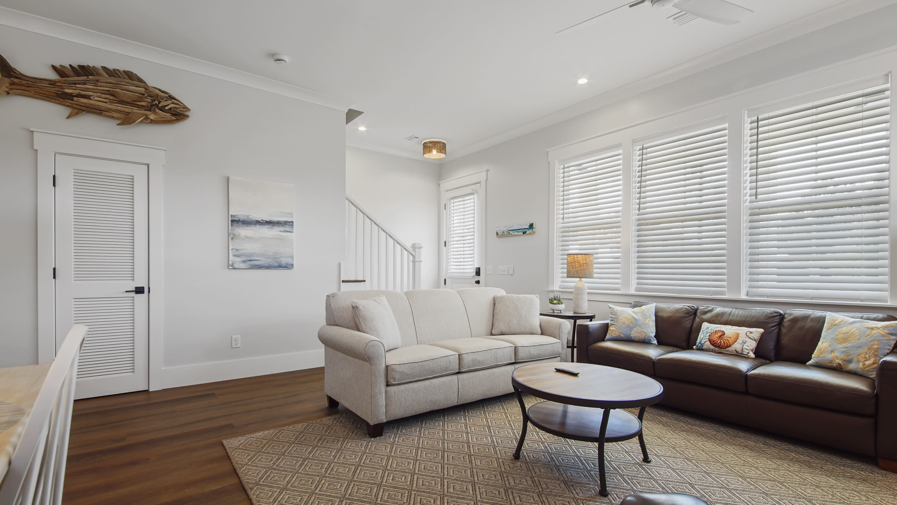 Living room with sofa bed