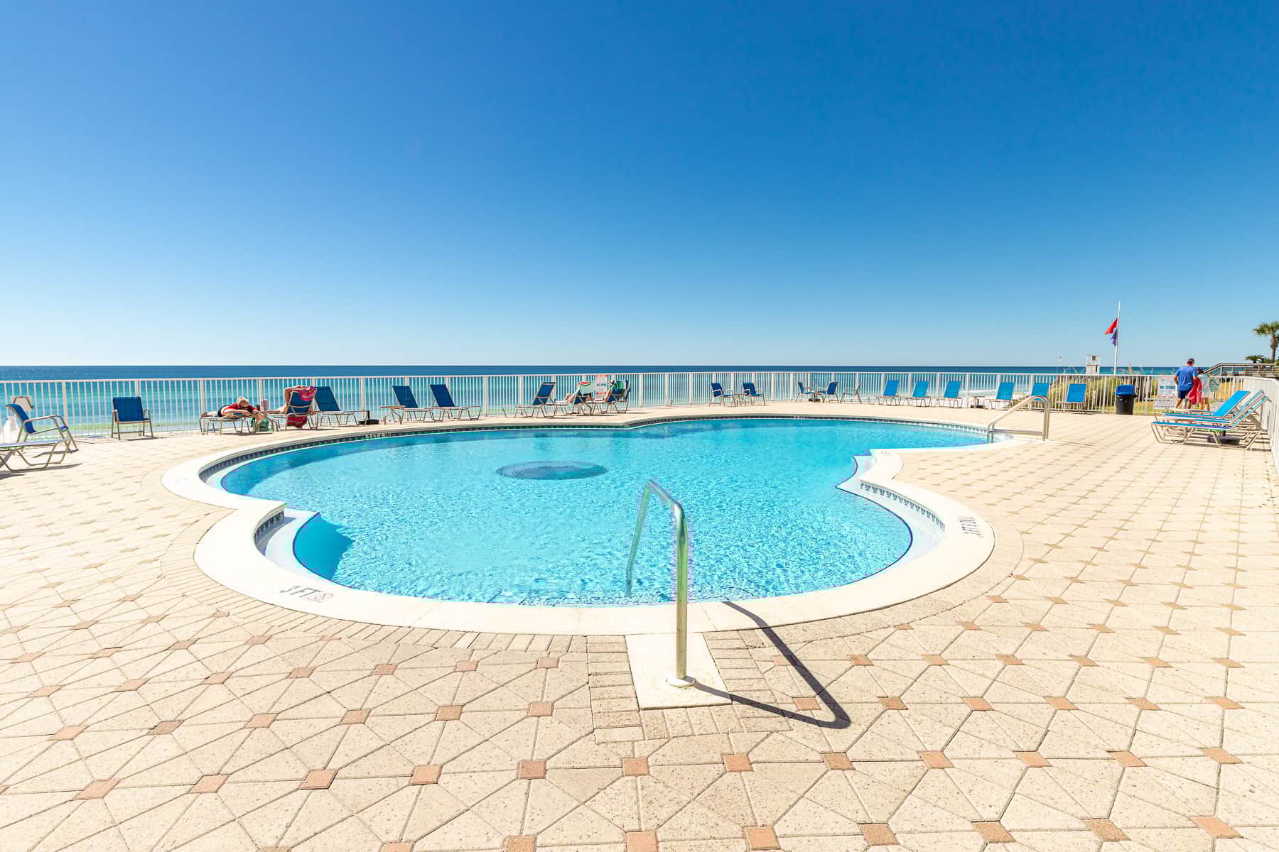 Great view from the pool deck.