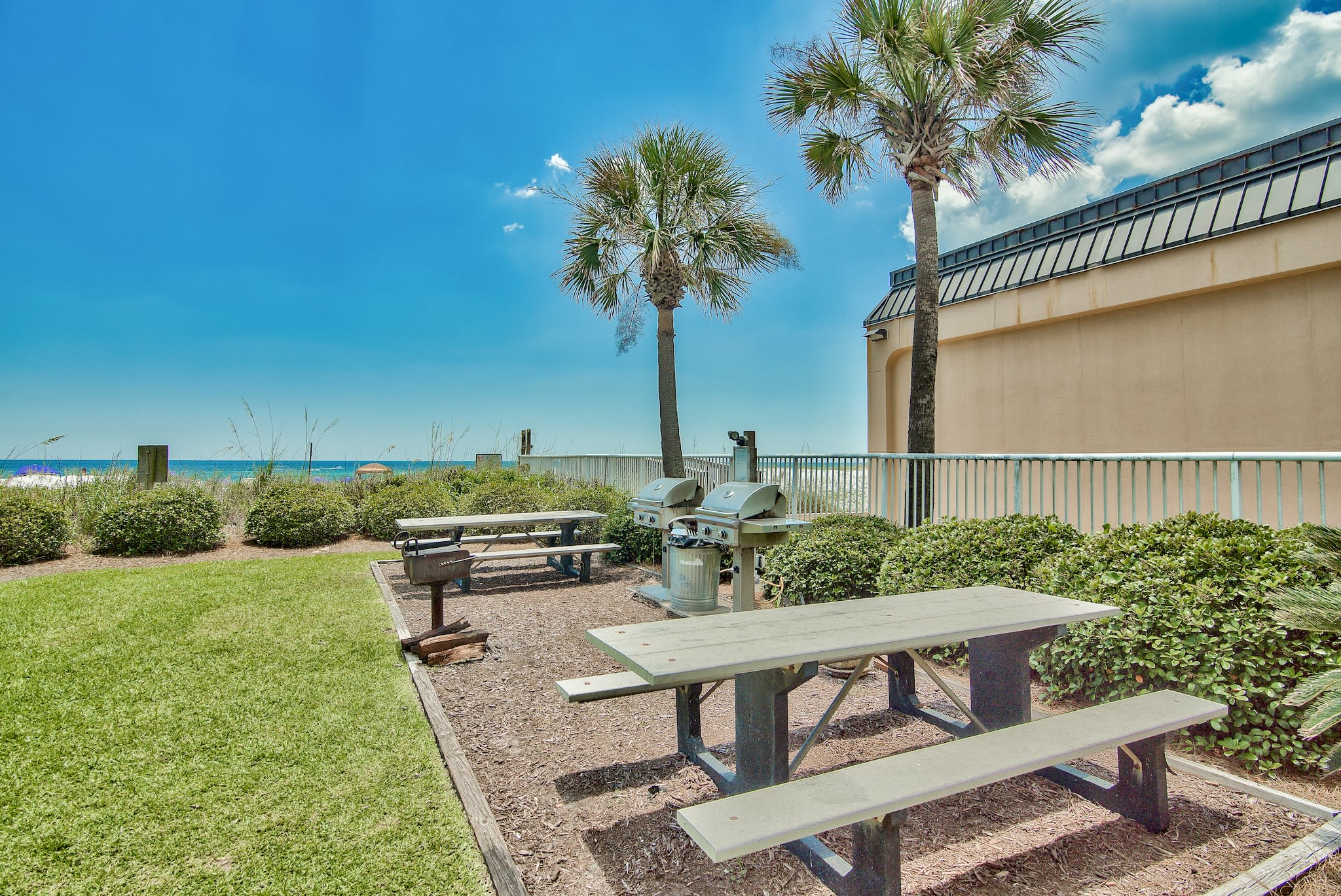 Summer Place has the only beachfront grilling area &amp; new commercial gas grills. 