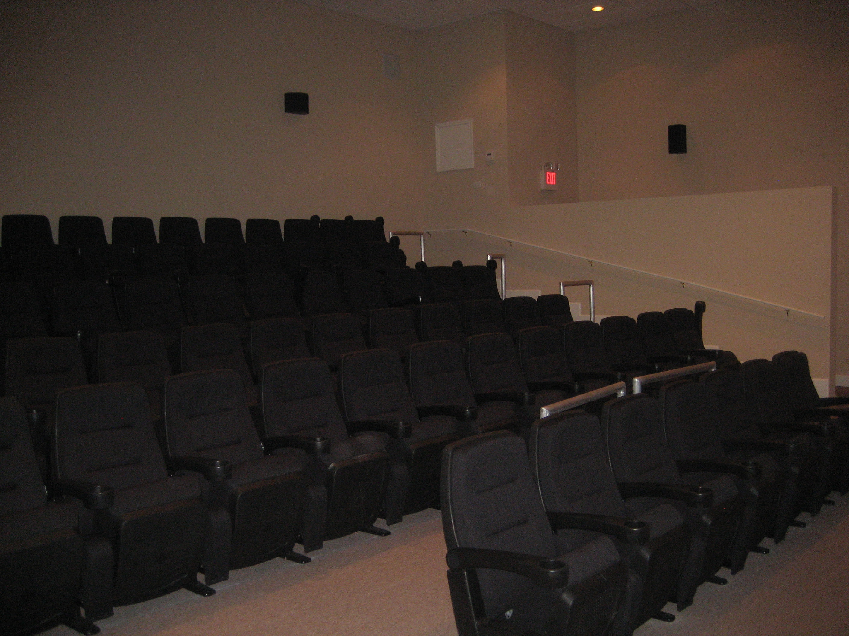 The movie theater on-site
