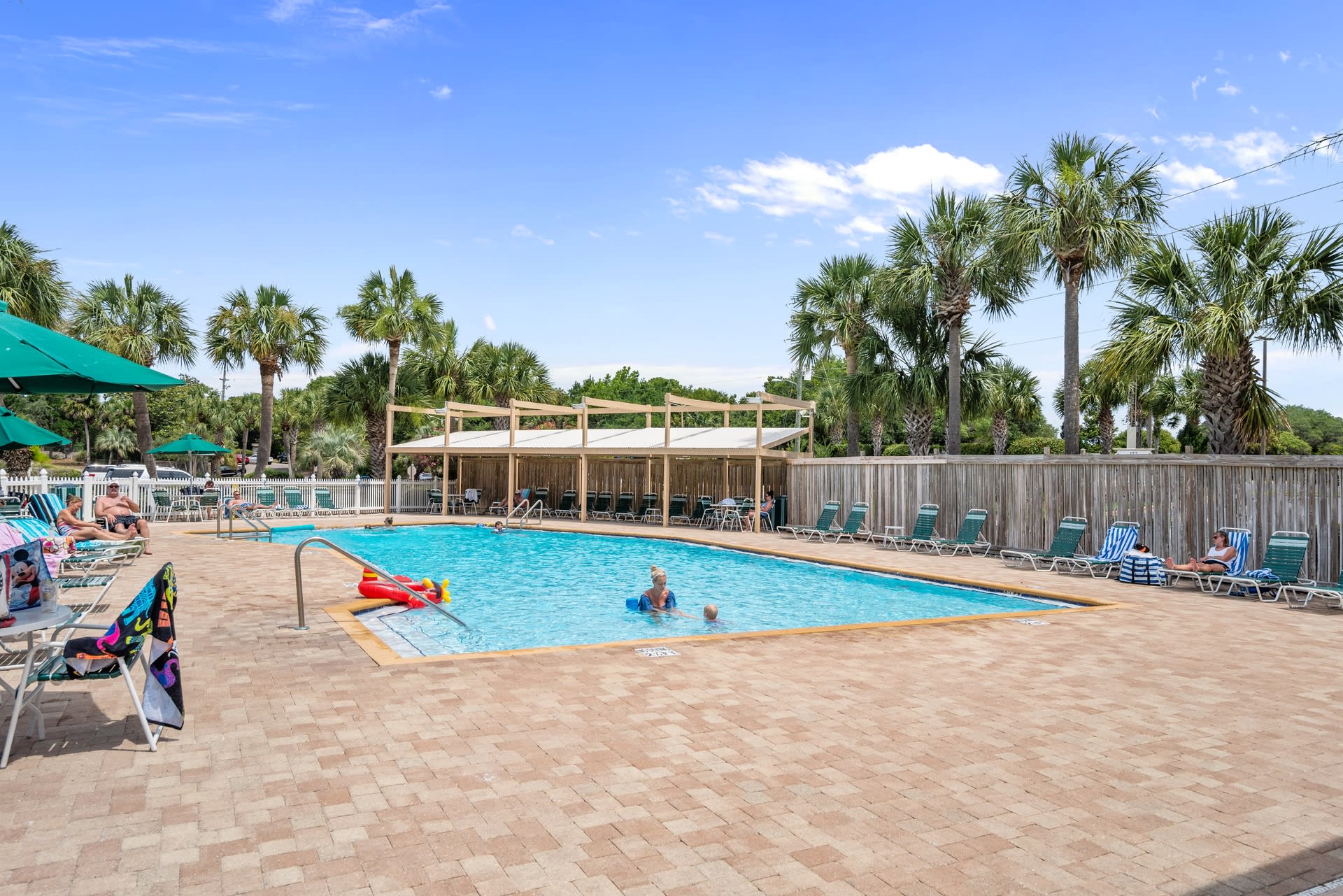 Boardwalk pool is about 25 steps from condo
