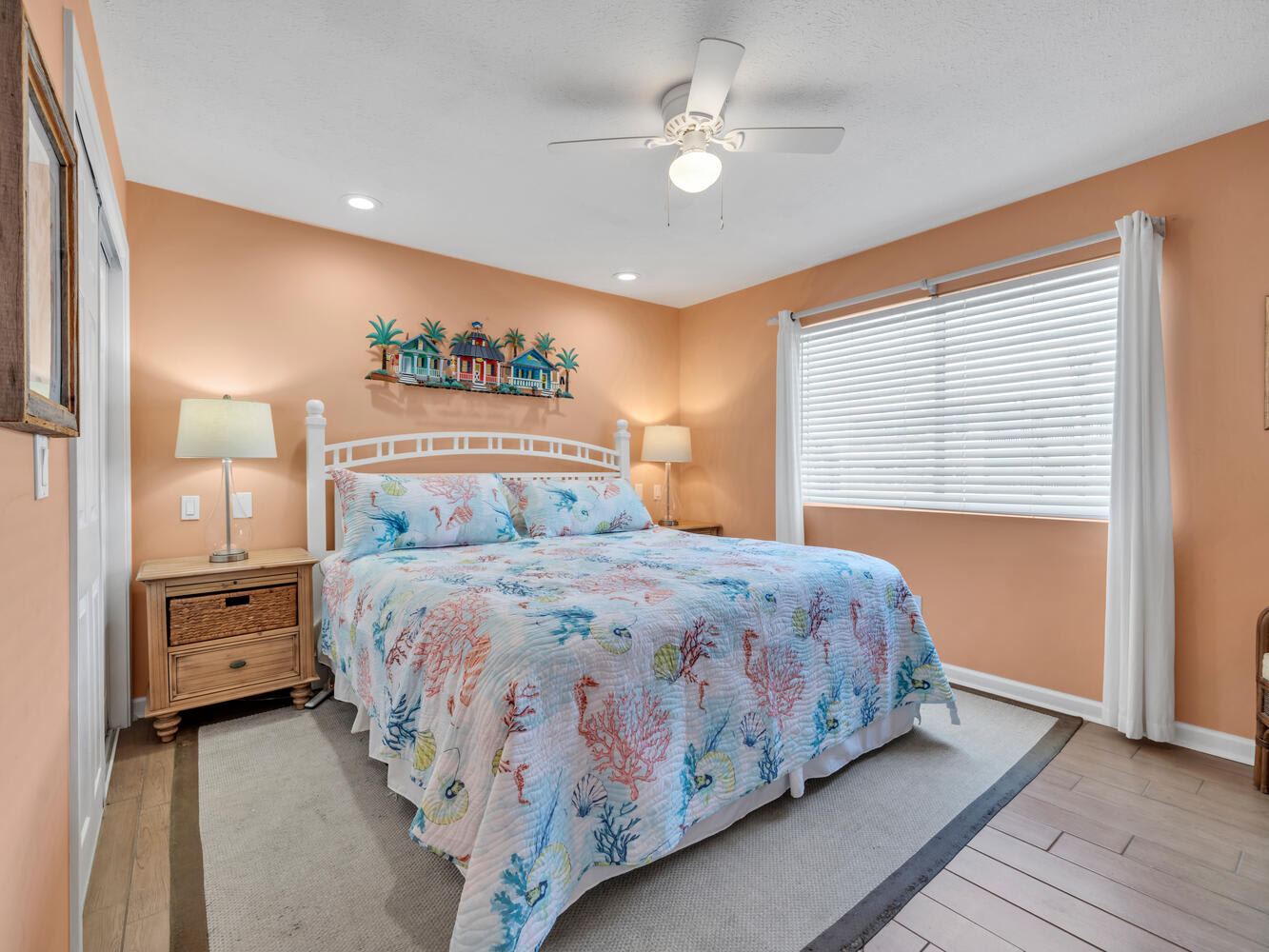 2nd Master Suite offers a king bed and en-suite bath with tub/shower combination