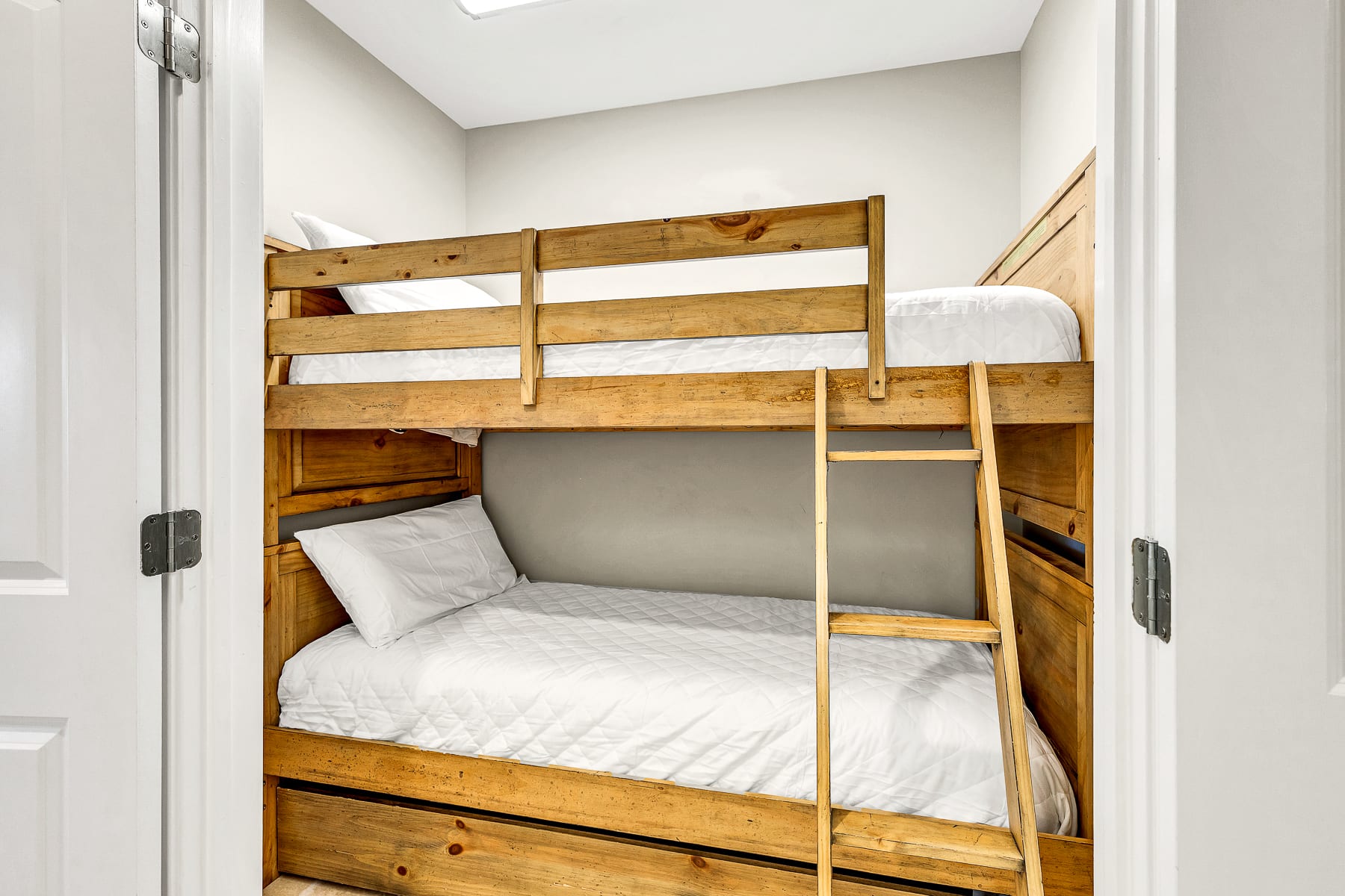 bonus bunk nook! (with doors for privacy)