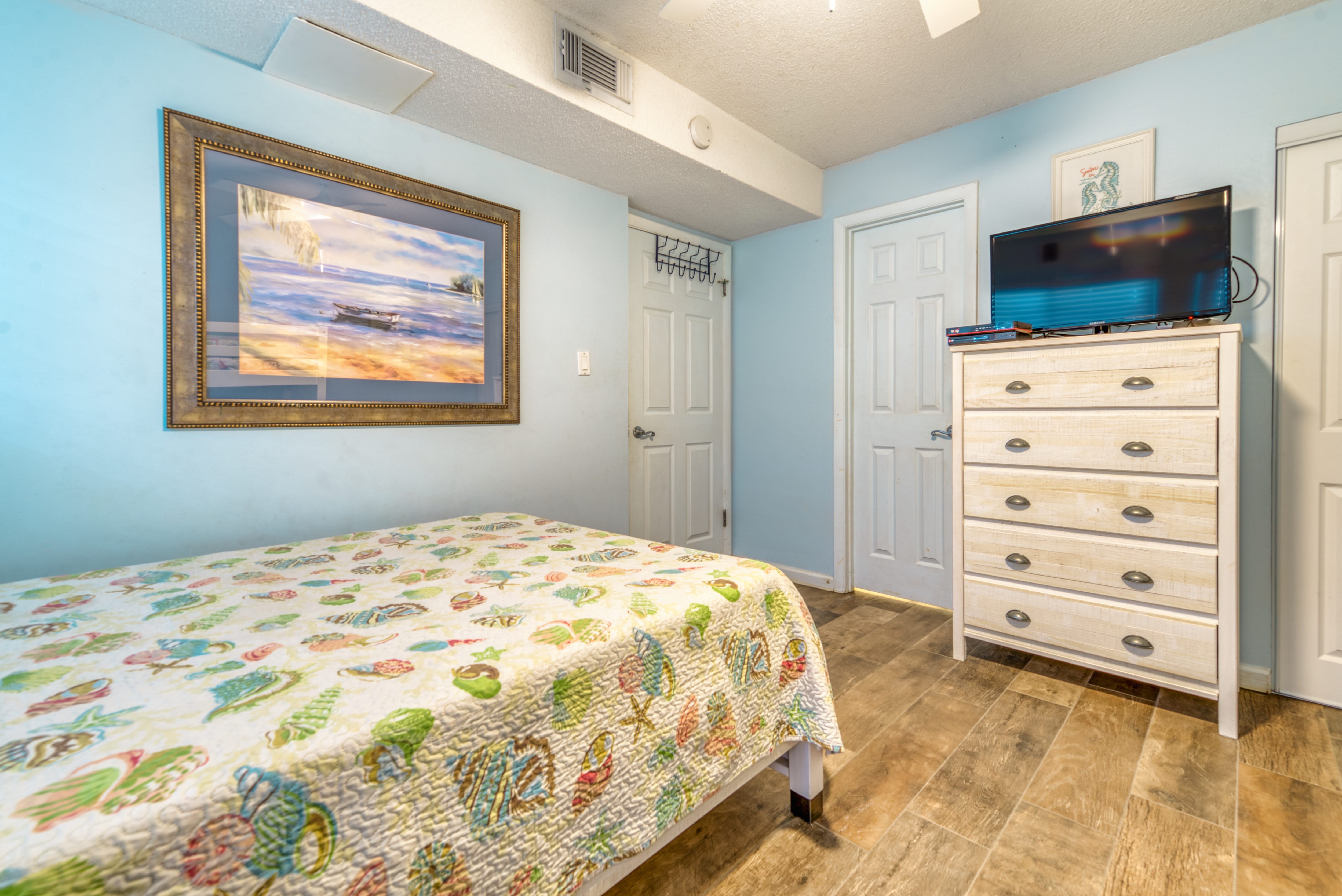 A welcoming guest bedroom with all the essentials.