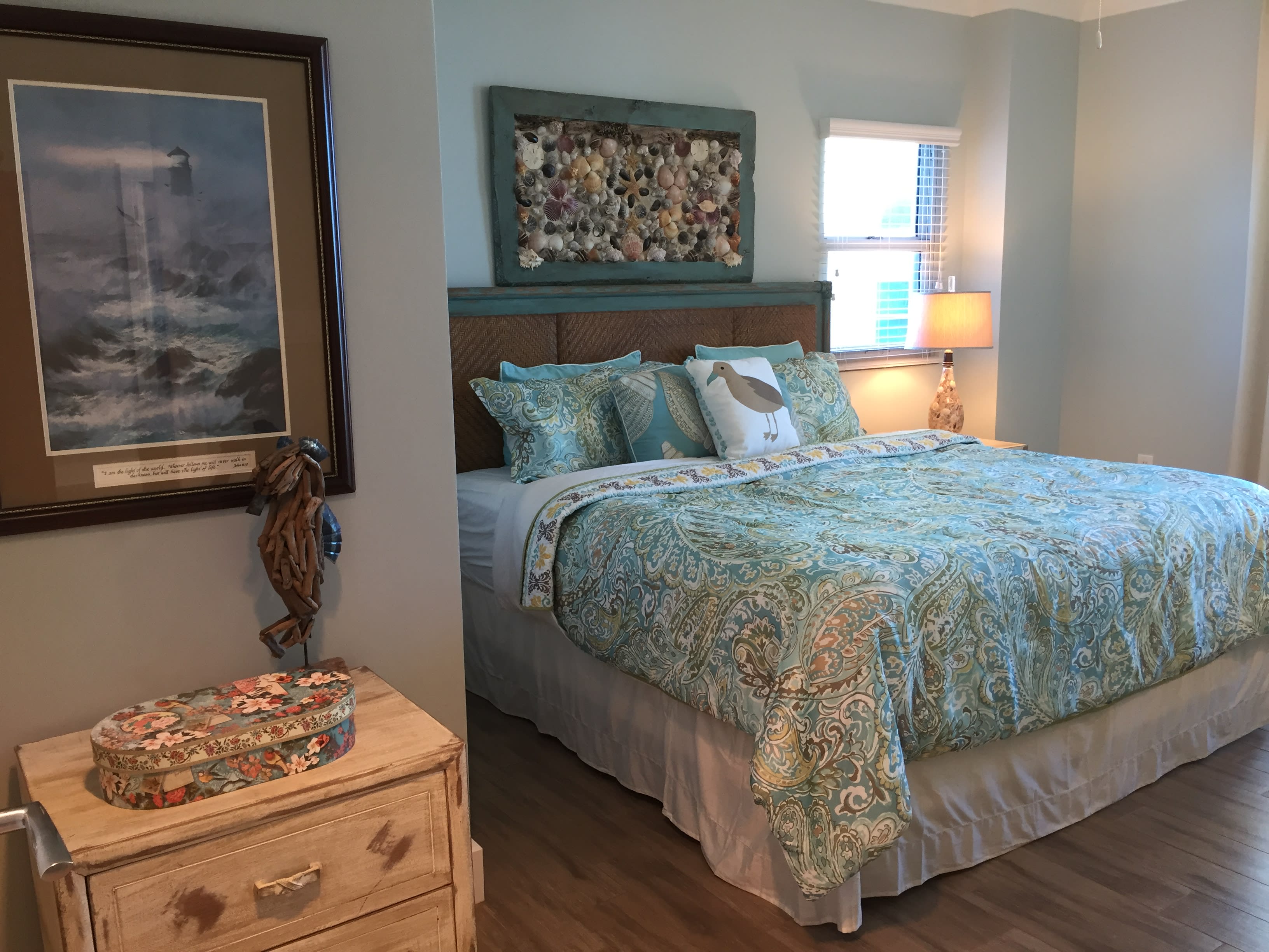 Amazing tranquility! Master k suite is Just off living area.