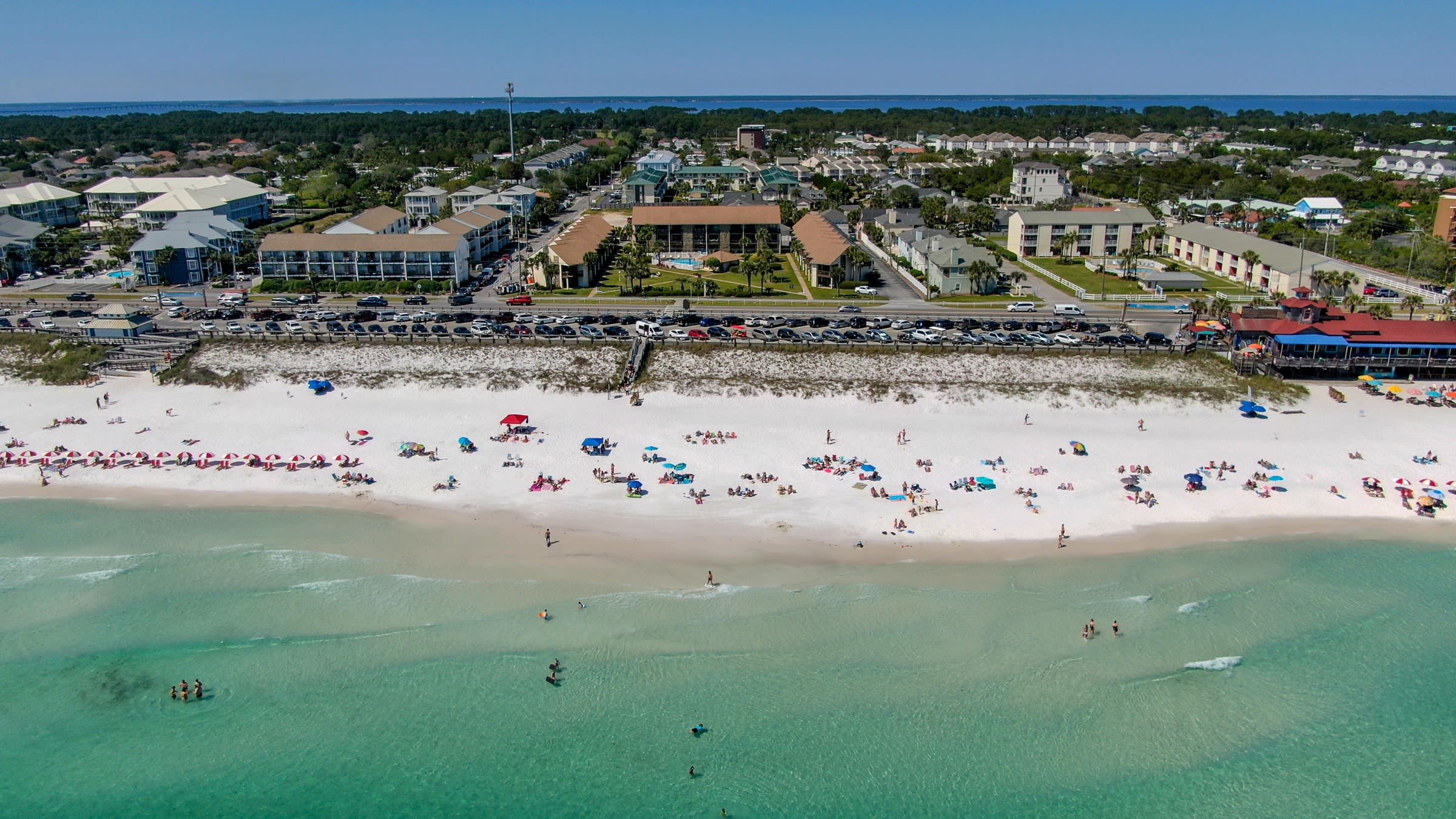 View of Blue Surf from the Gulf of Mexico!