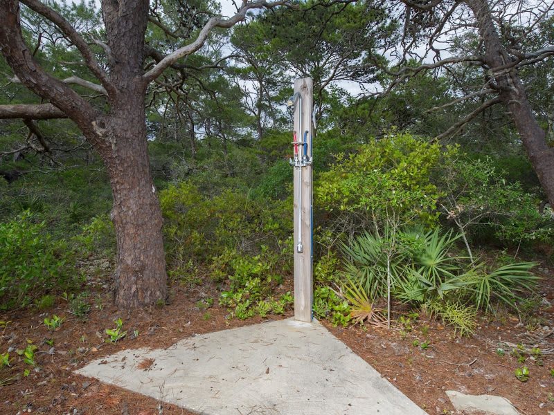 Cool off in the outdoor shower