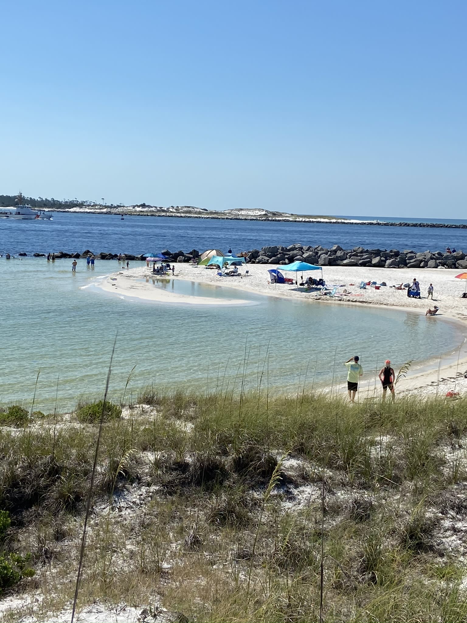 Just shy of 4000 steps away, beachcombers can walk to St Andrews State Park.