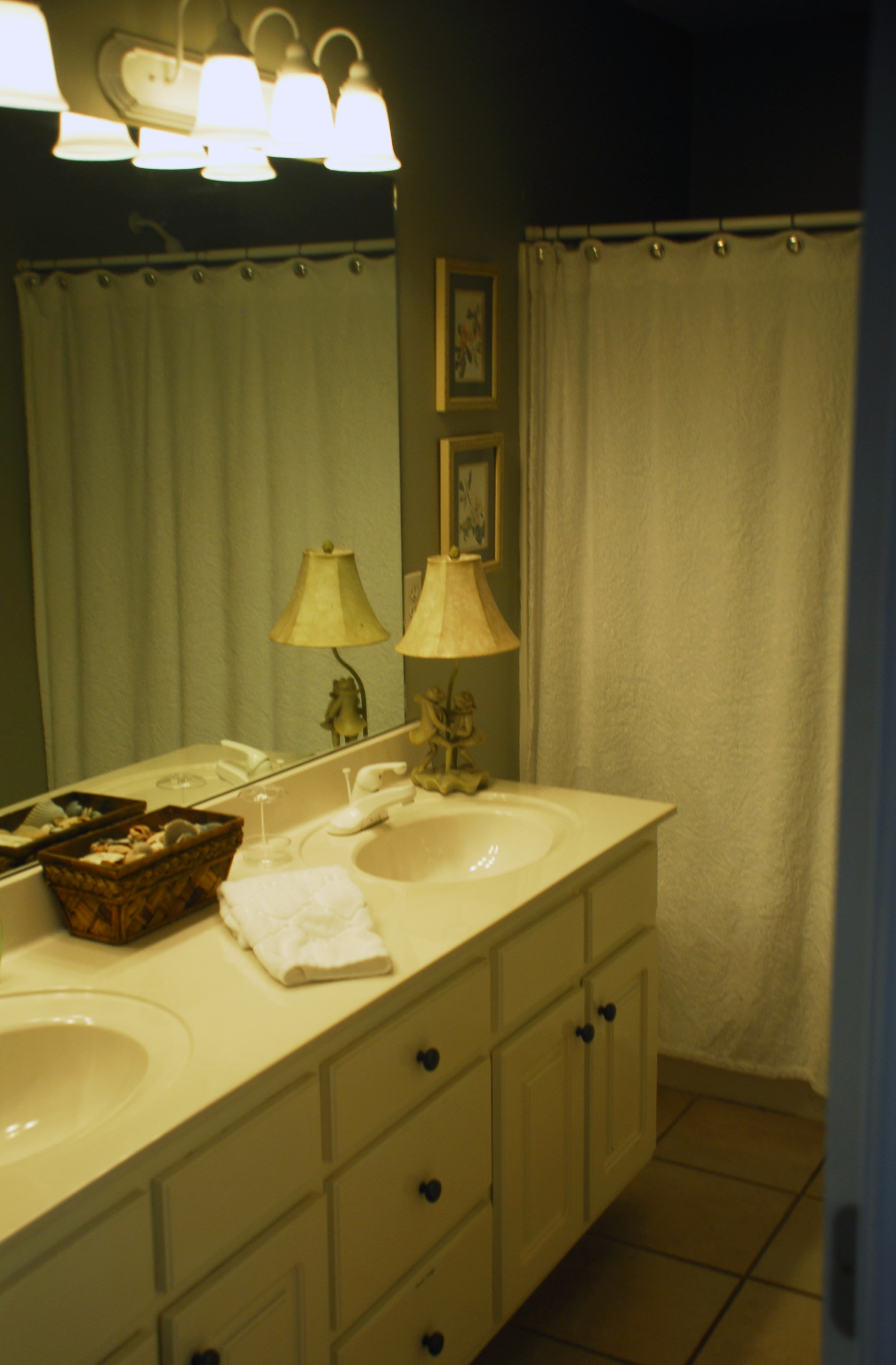 Upstairs master bathroom