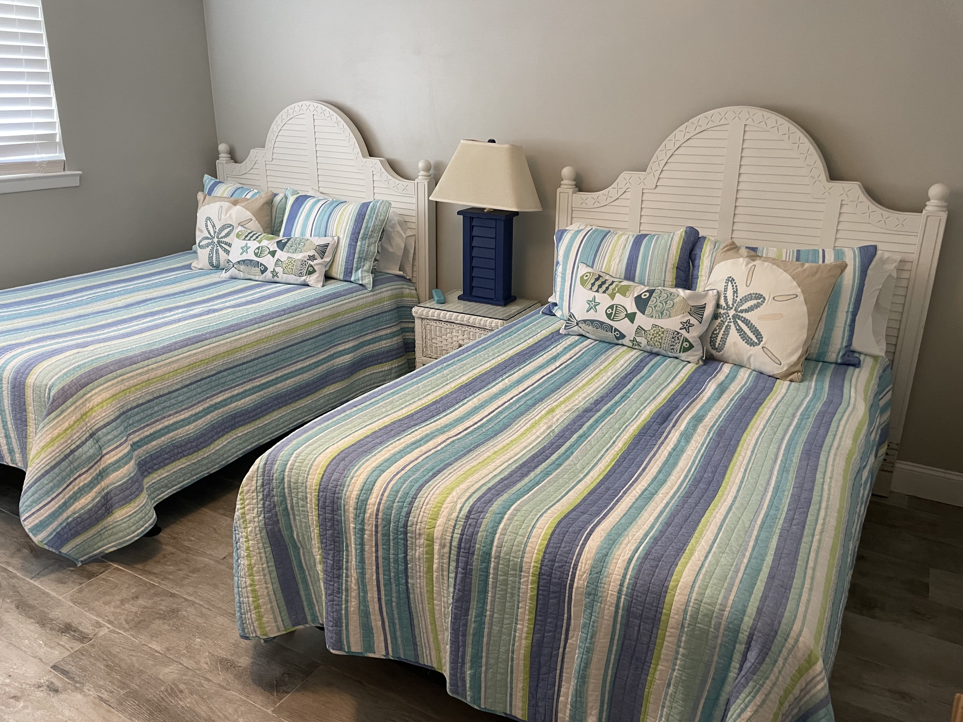 Guest Bedroom featuring Two Double Beds