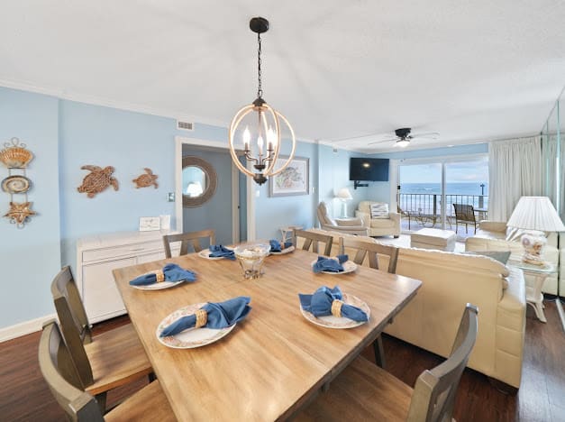 Plenty of room for family game night.