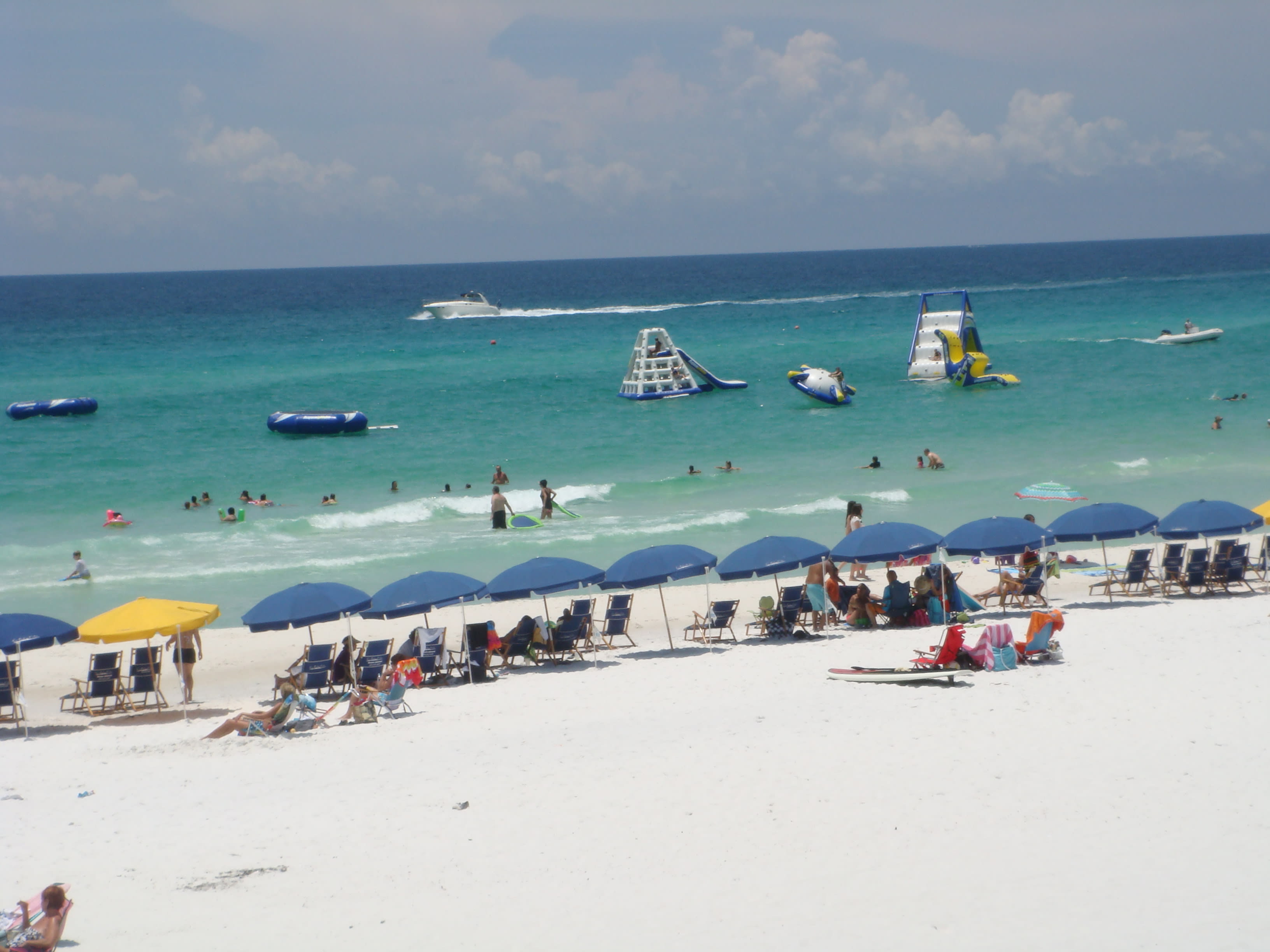 Seascape beach in summer