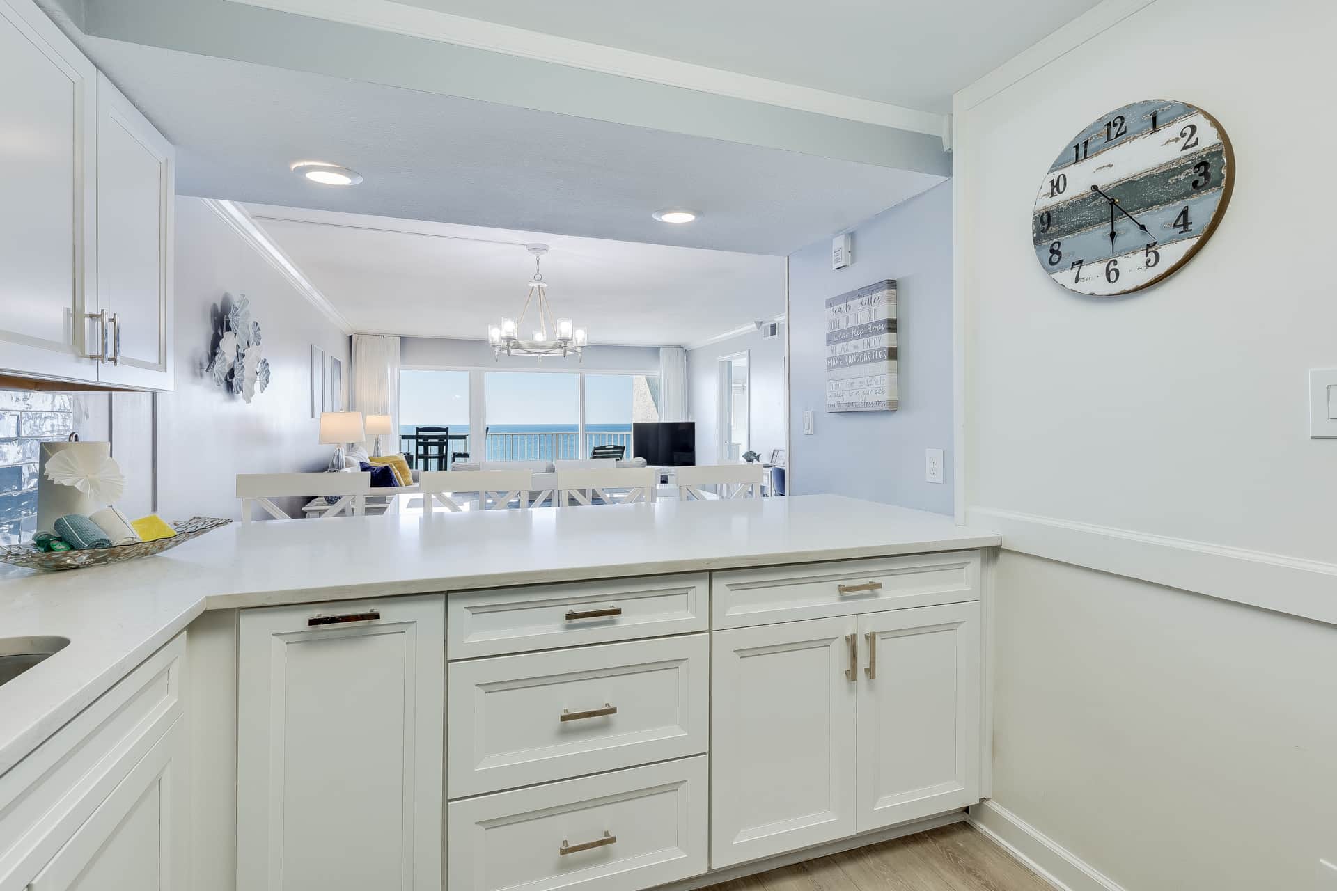 View from the kitchen!