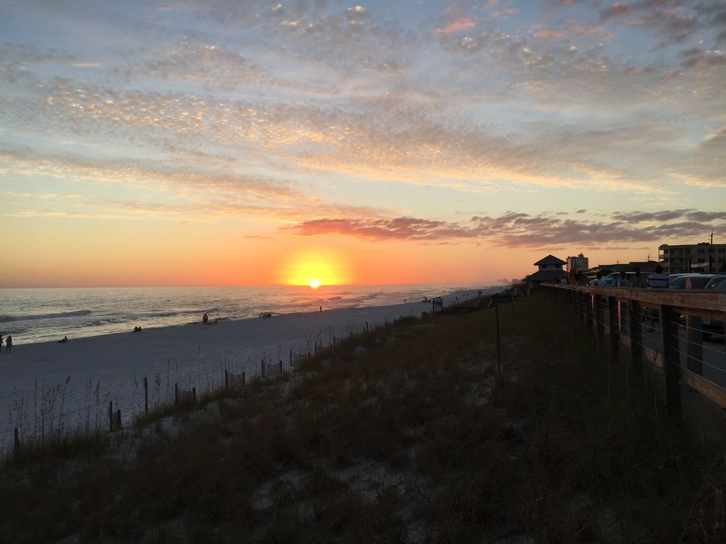 The end of another great day at the beach!