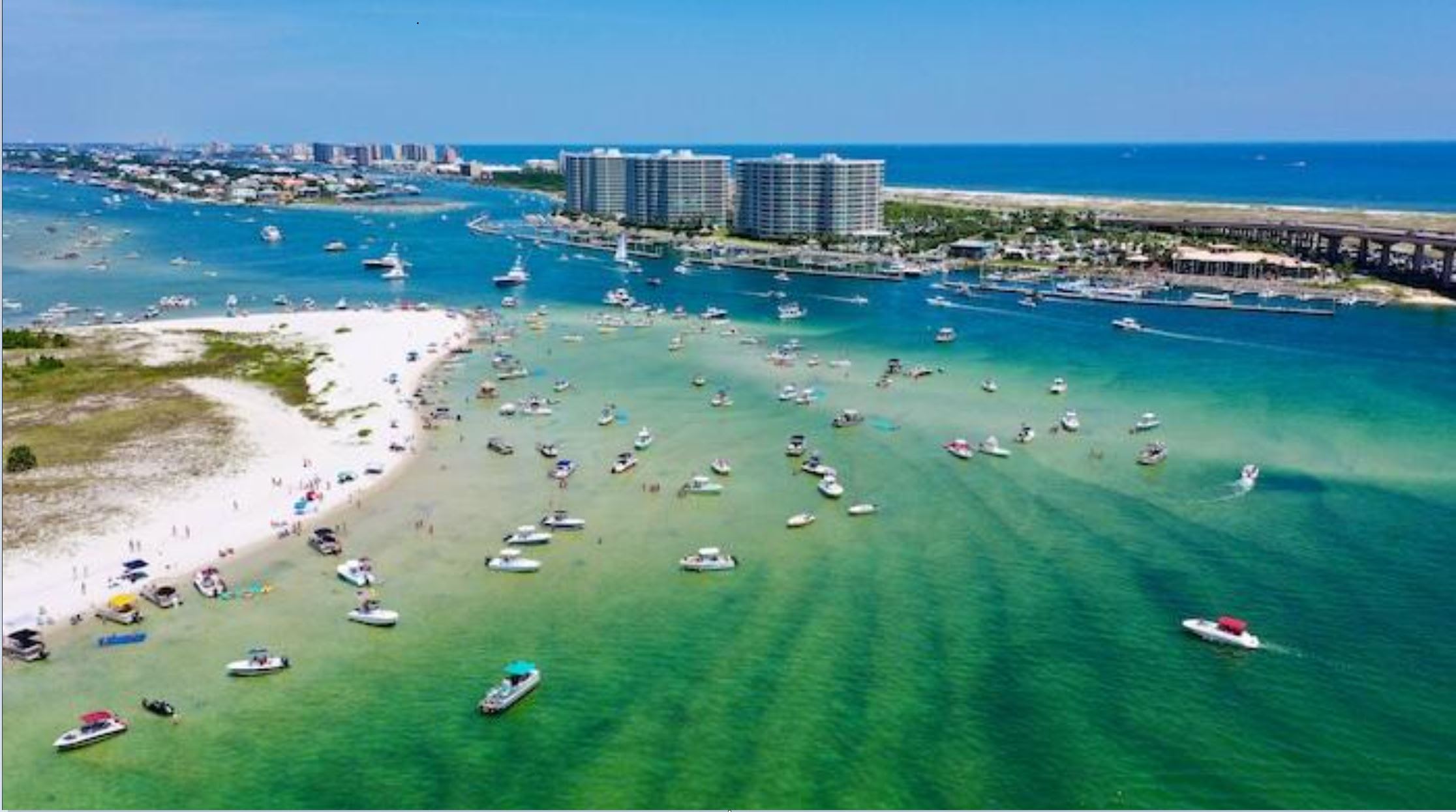 Easy Boat Access to Shallow Water Shoals, Islands, Restaurants, and Bars 