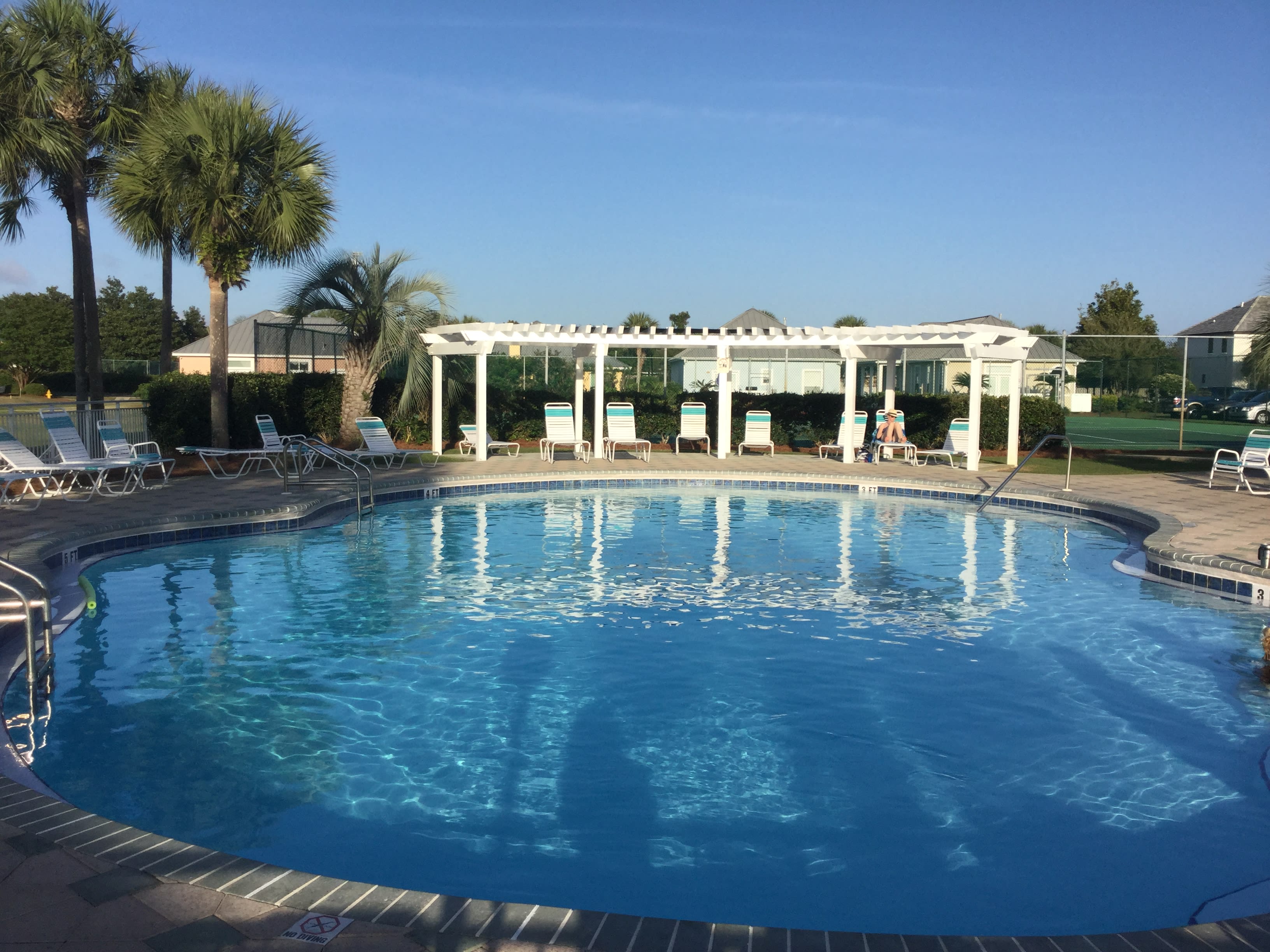 clubhouse heated pool near our corner unit