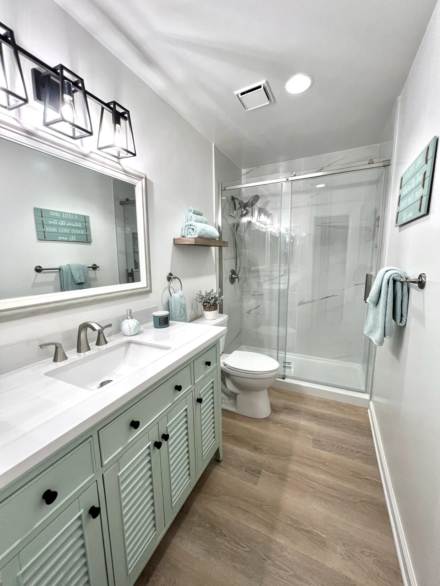 Upgraded, Spacious Bathroom with Walk-in Shower