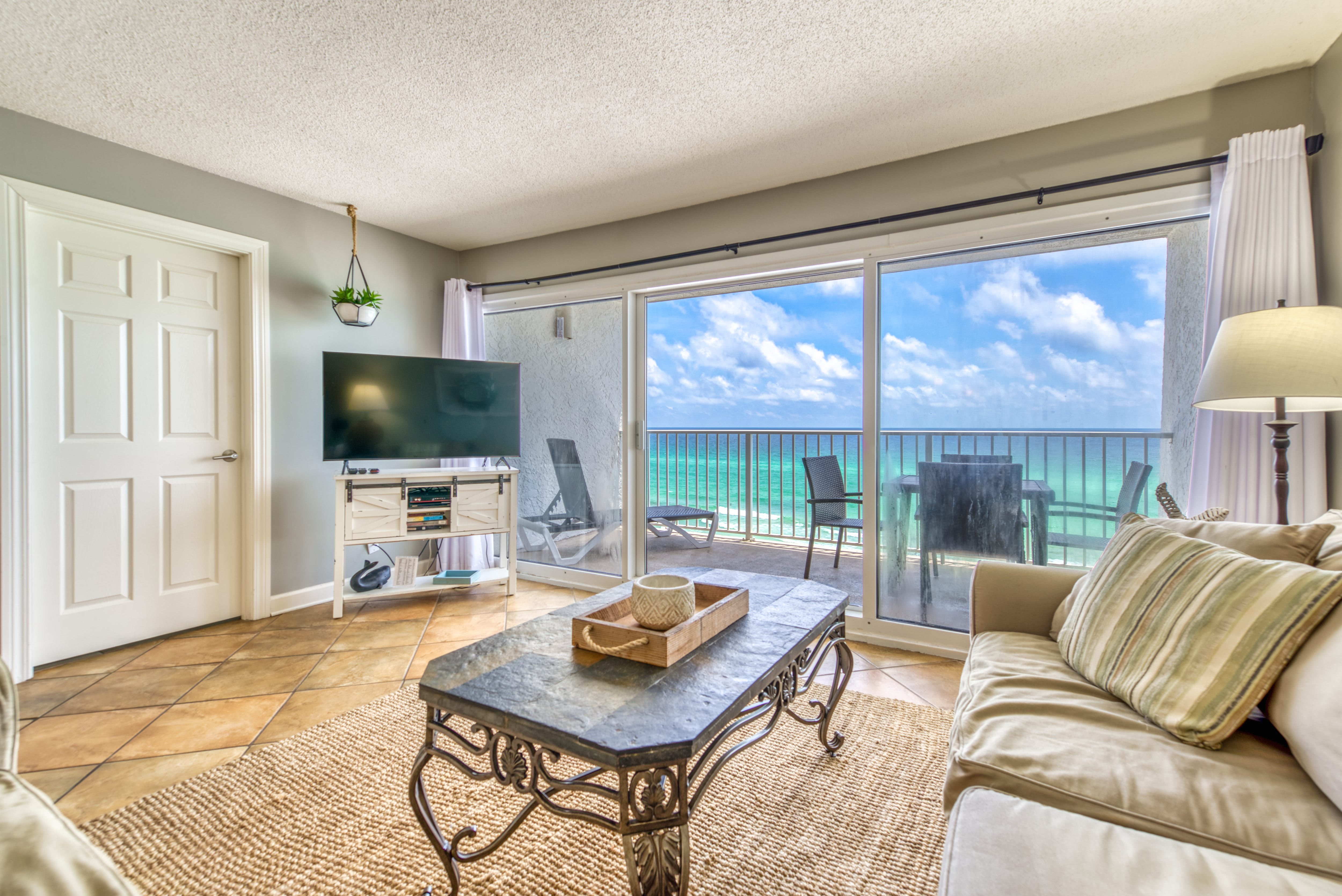 Bright, open space leading to your beachfront retreat!