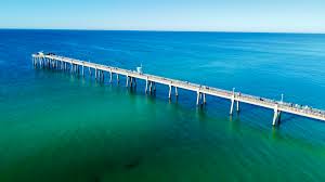The beautiful Okaloosa Island Pier is visible from our patio &amp; just a 5 min walk