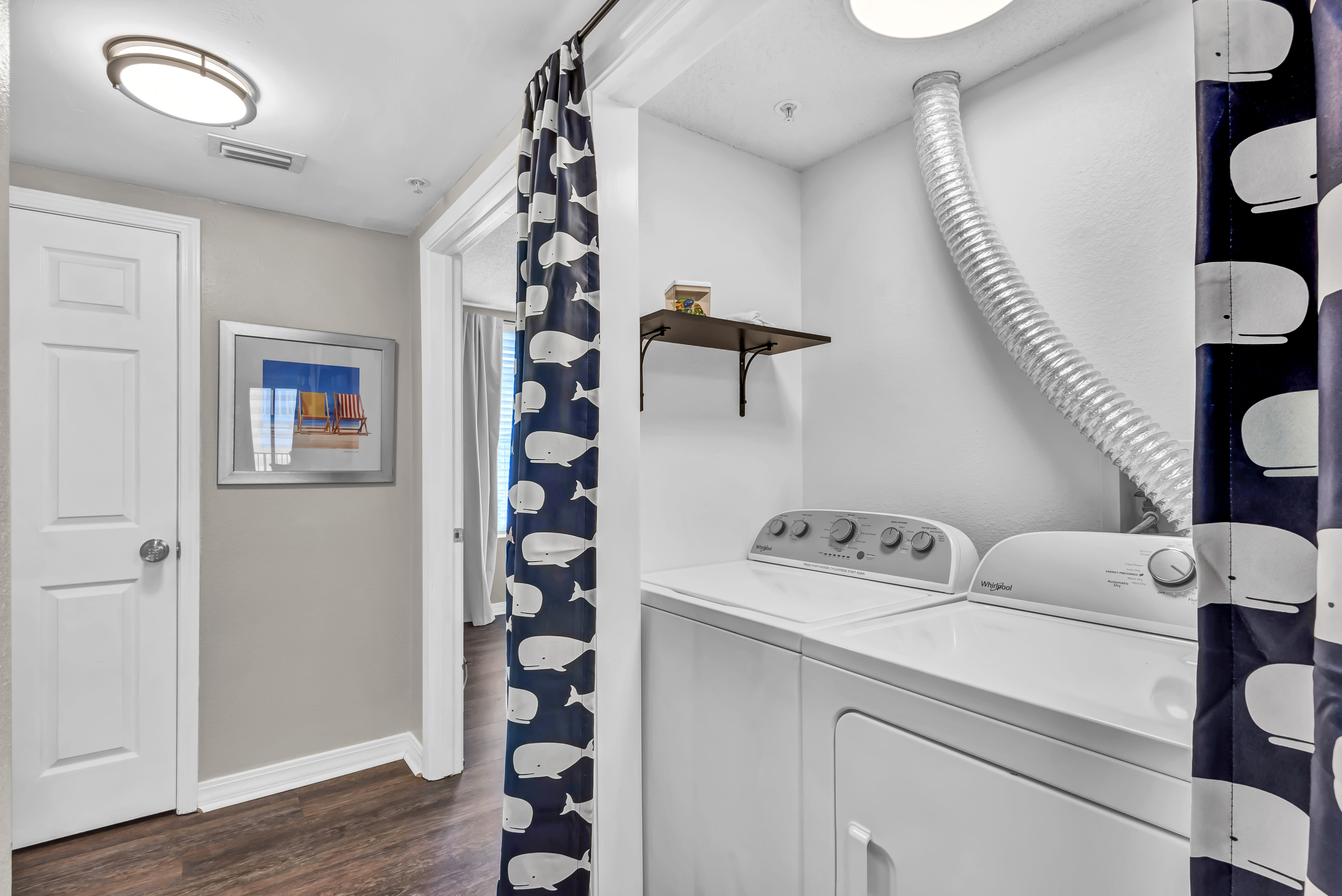 New full size top load washer and dryer