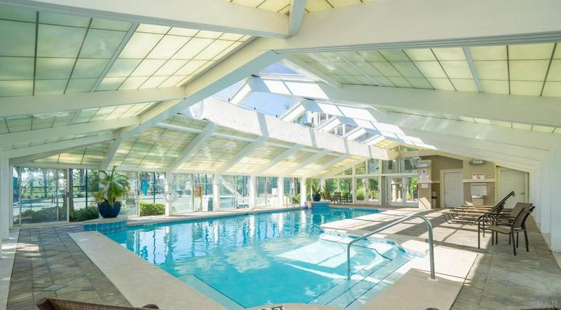 Year round pool access?  Yes, please.