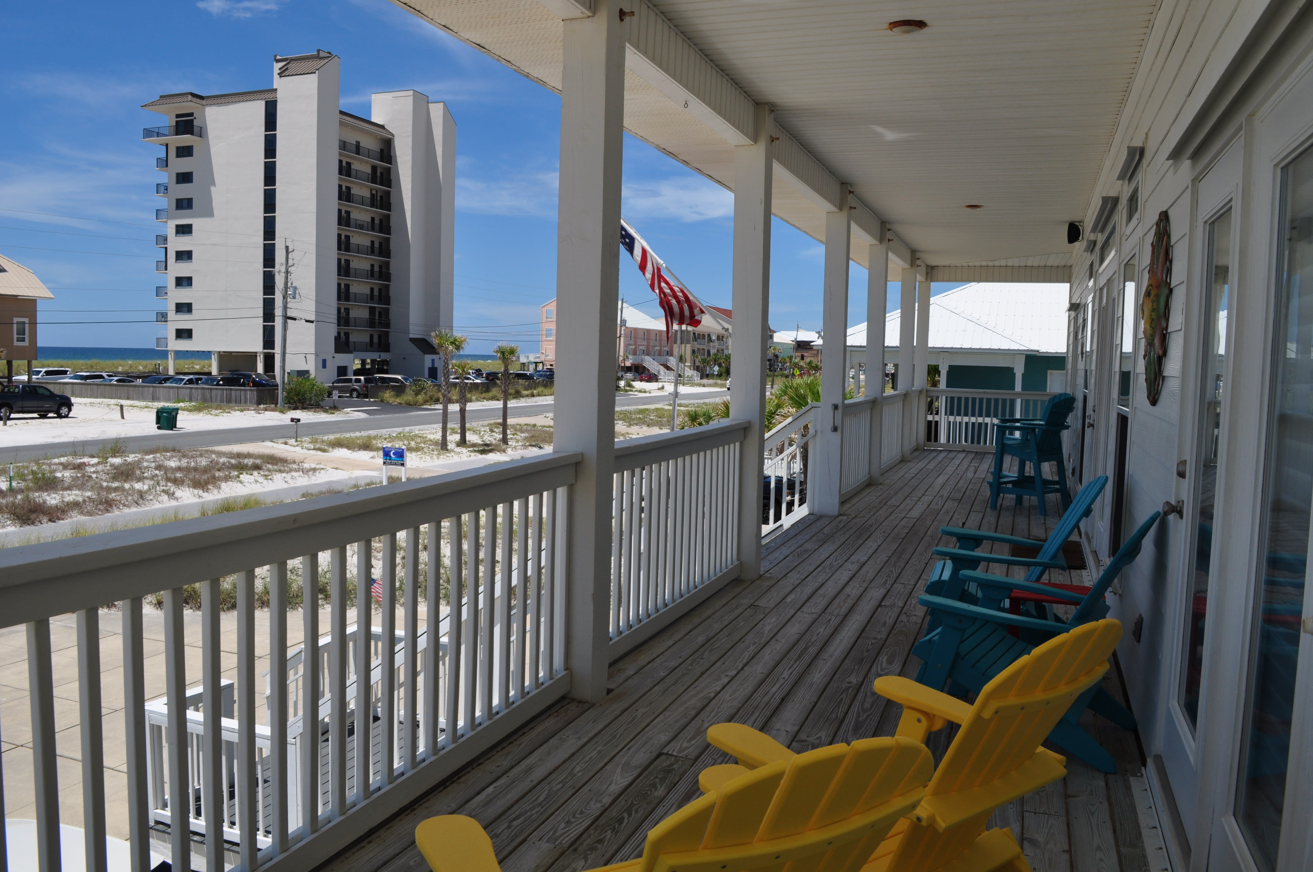 Enjoy Gulf views from your front porch 