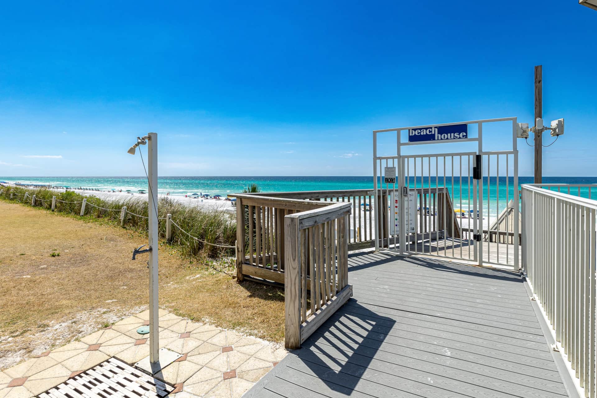 Easy beach access just out back!