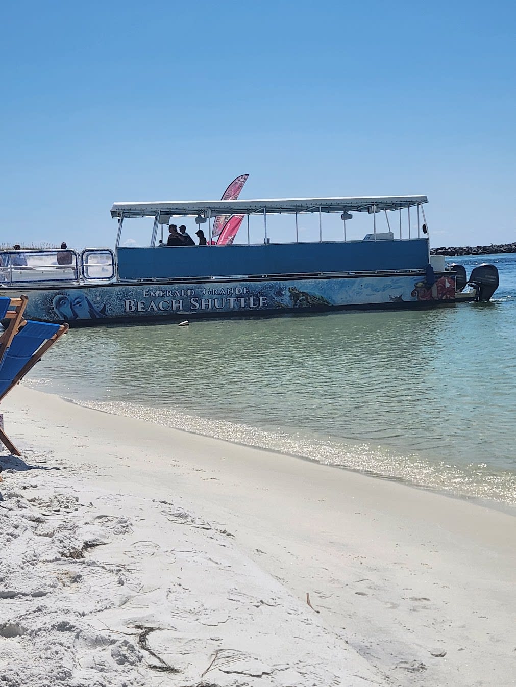 Included Beach Shuttle and one umbrella, and four chairs for free!!