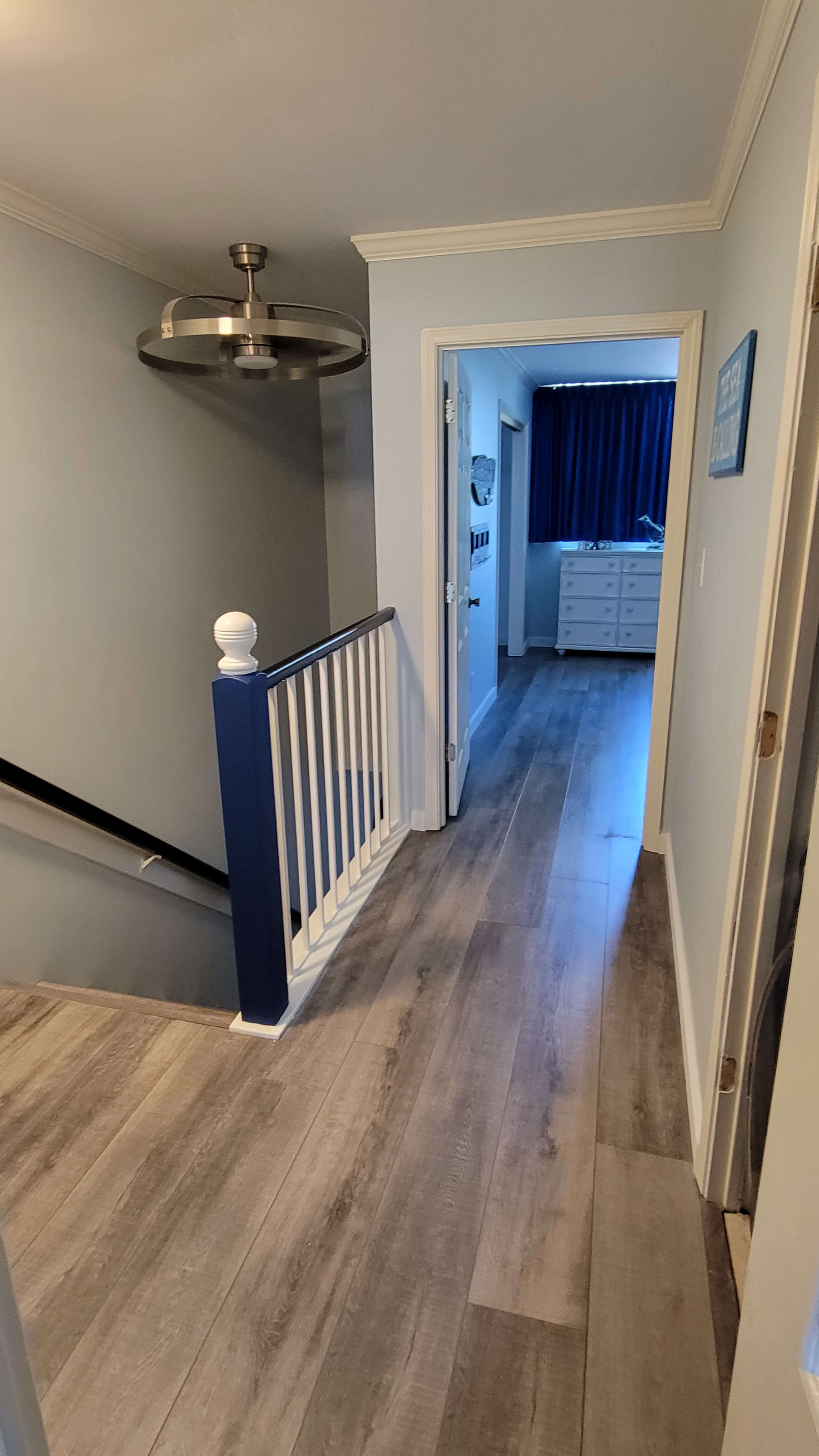 Split bedrooms on the upper level