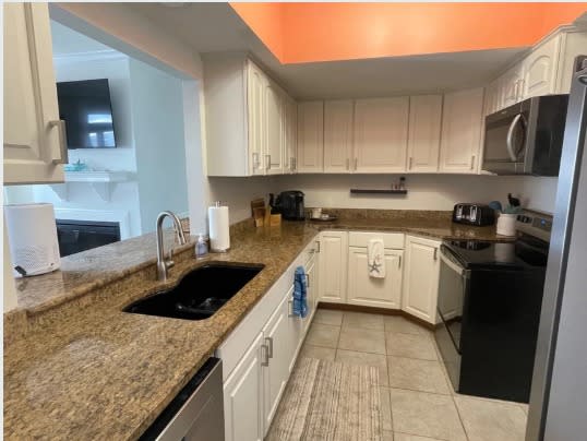 Fully stocked Kitchen Area