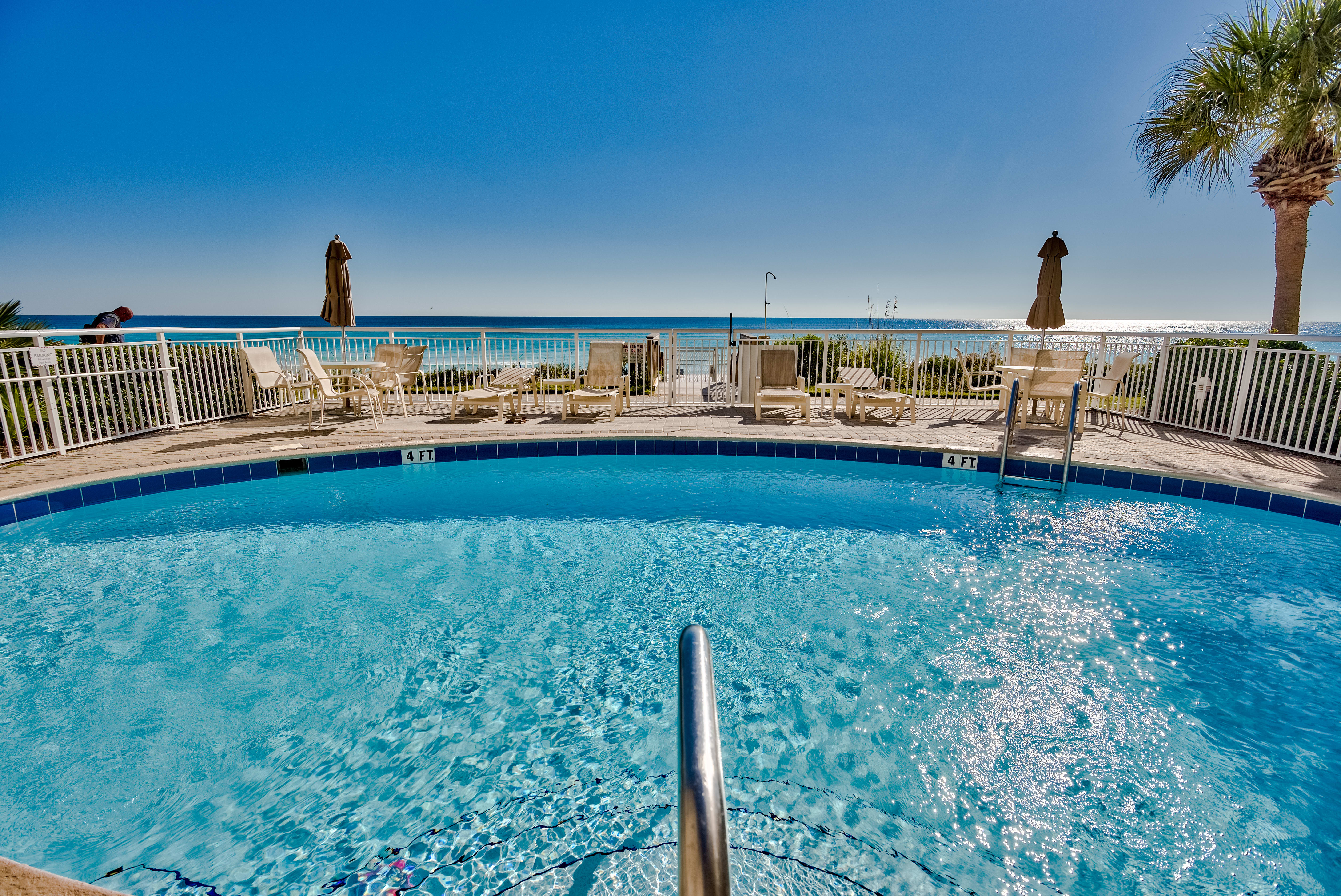 HEATED SWIMMING POOL OUTSIDE MASTER BEDROOM