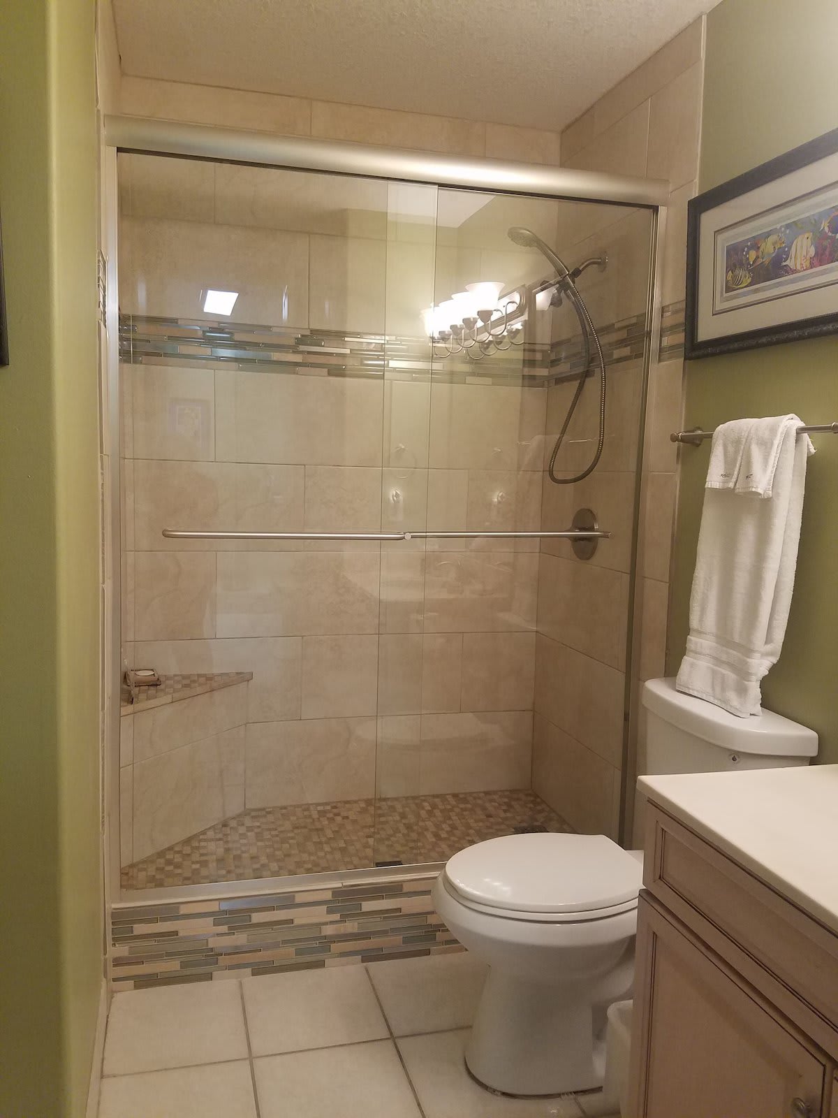 New remodel..walk in shower