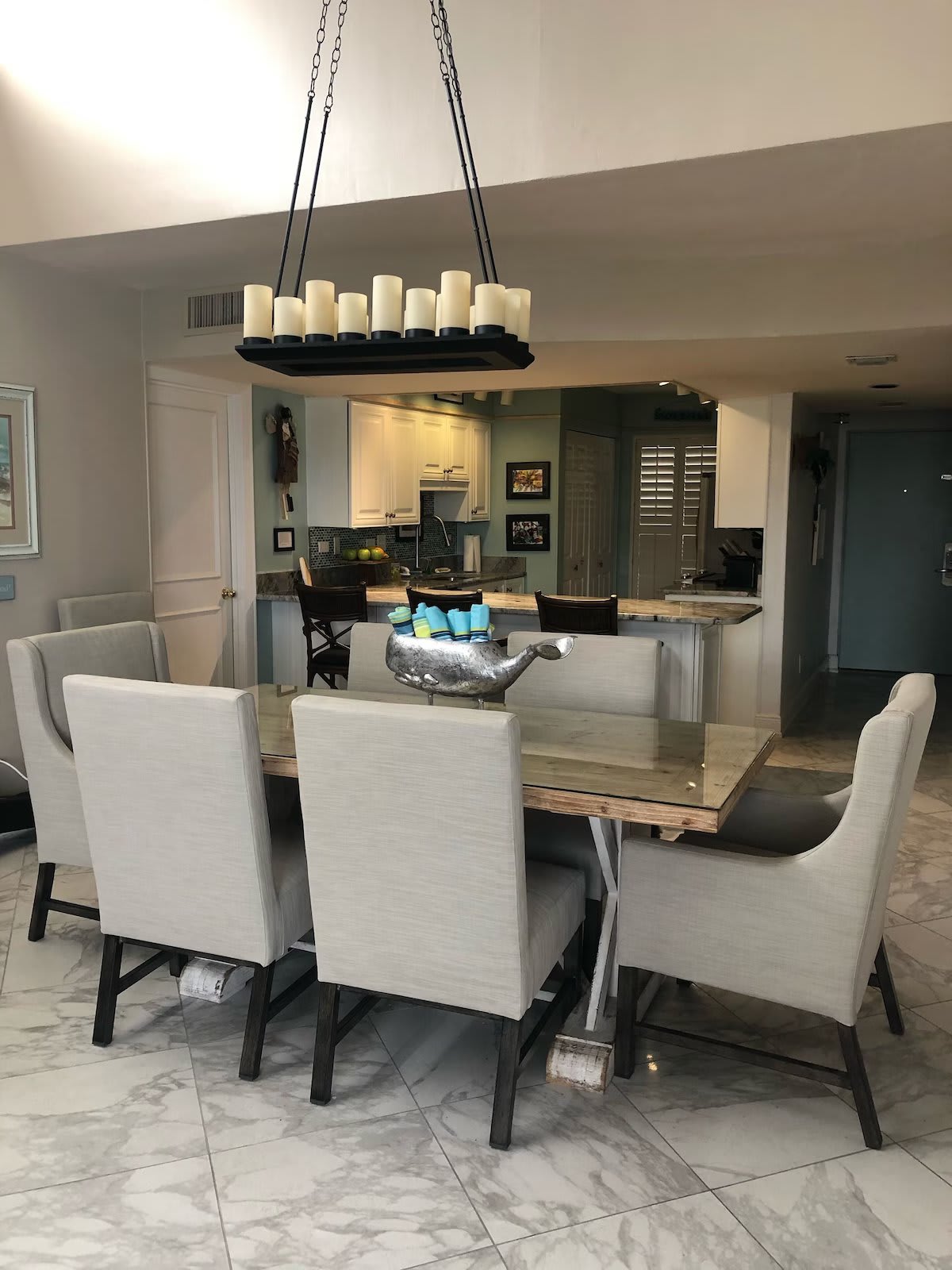 Dining room with seating for 8