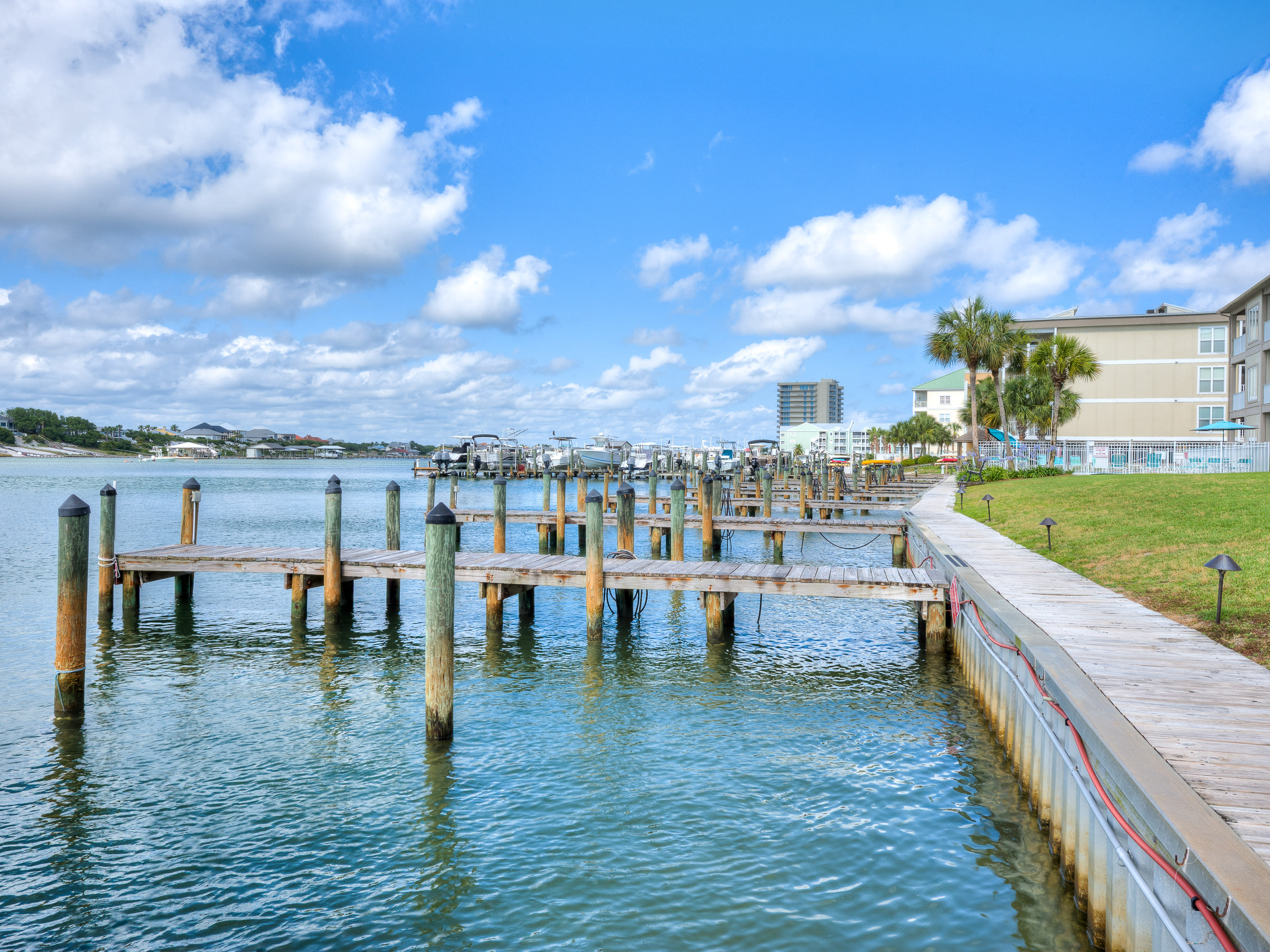 DOCKS JUST STEPS FROM OUR PATIO 