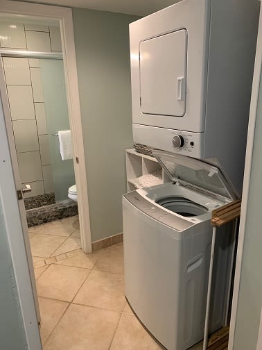 New in-unit washer &amp; dryer ready for your use!  SO CONVENIENT!