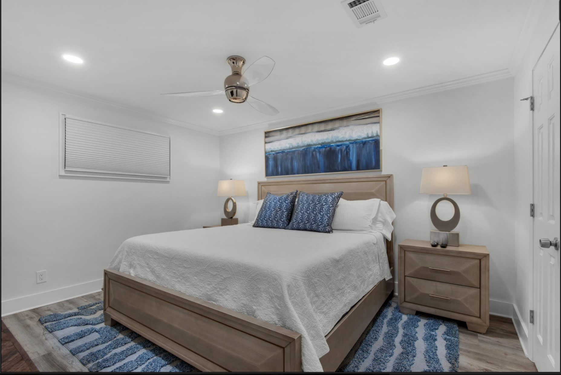 King bed master suite