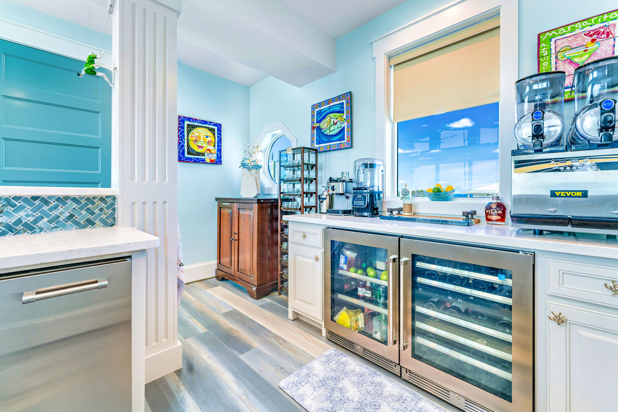 Tile imported from Italy for bar